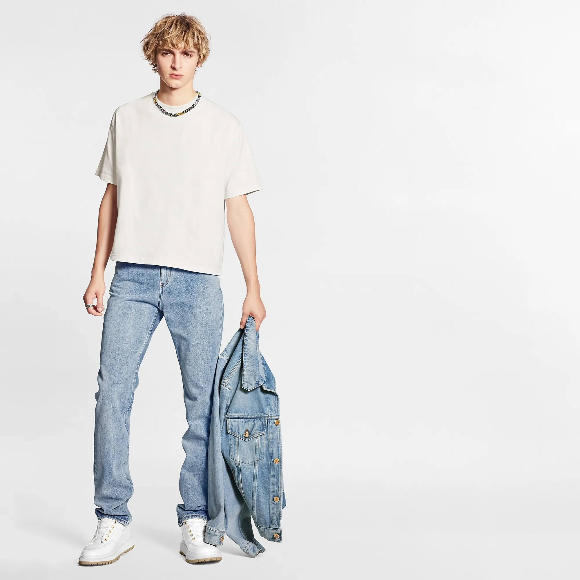 Louis Vuitton Inside Out T-Shirt - Men - Ready-to-Wear 1A5W66 Milk White