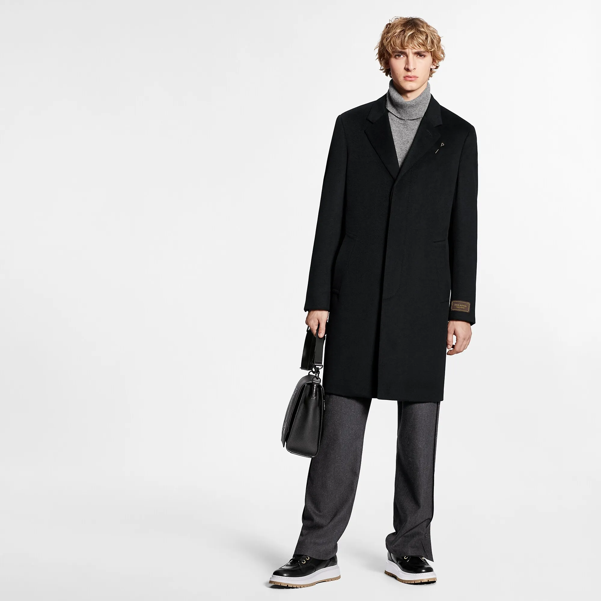 Louis Vuitton Classic Single-Breasted Coat - Men - Ready-to-Wear 1A7XT7