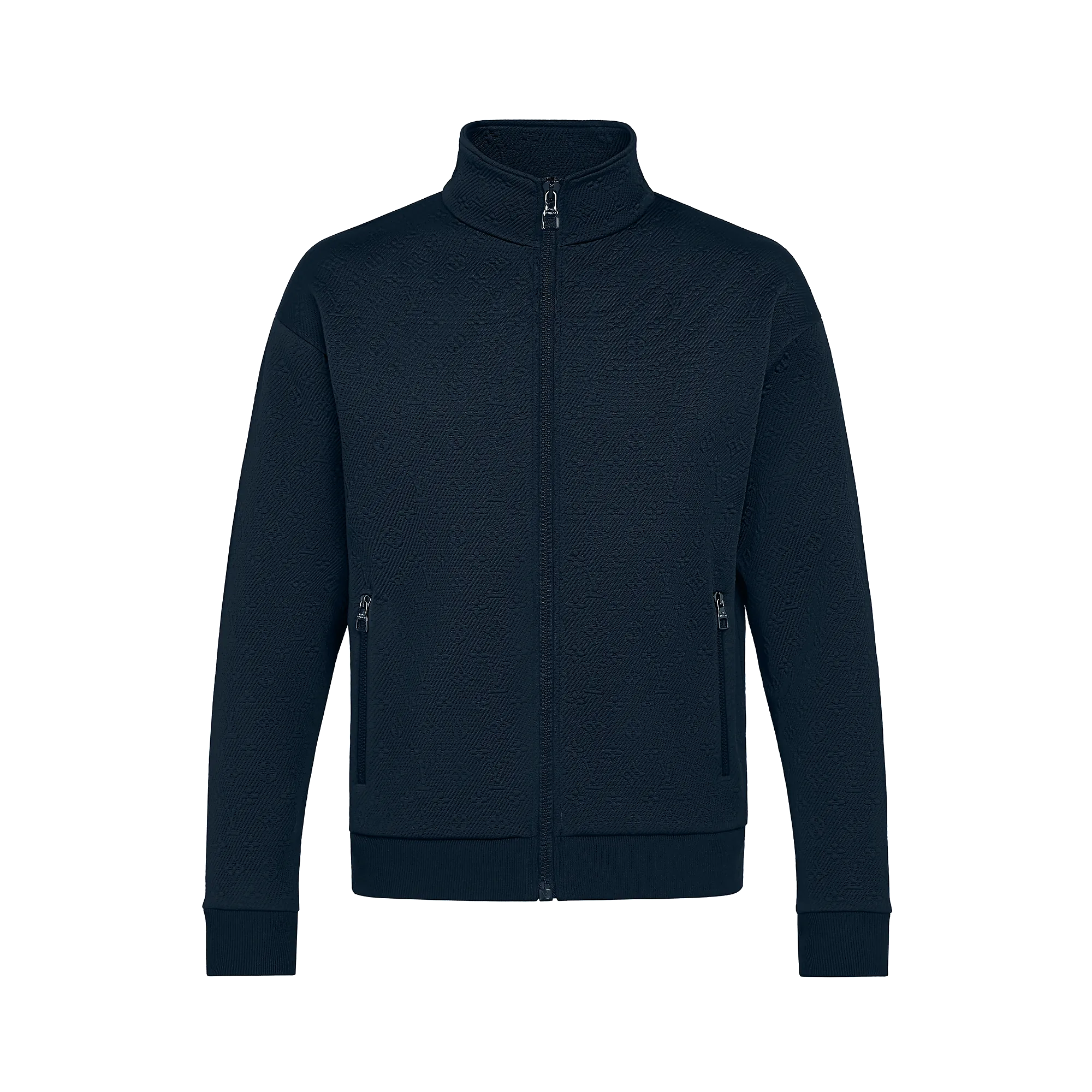 Louis Vuitton Monogram Zip - Through Top - Men - Ready - to - Wear 1A7XYW Night Blue
