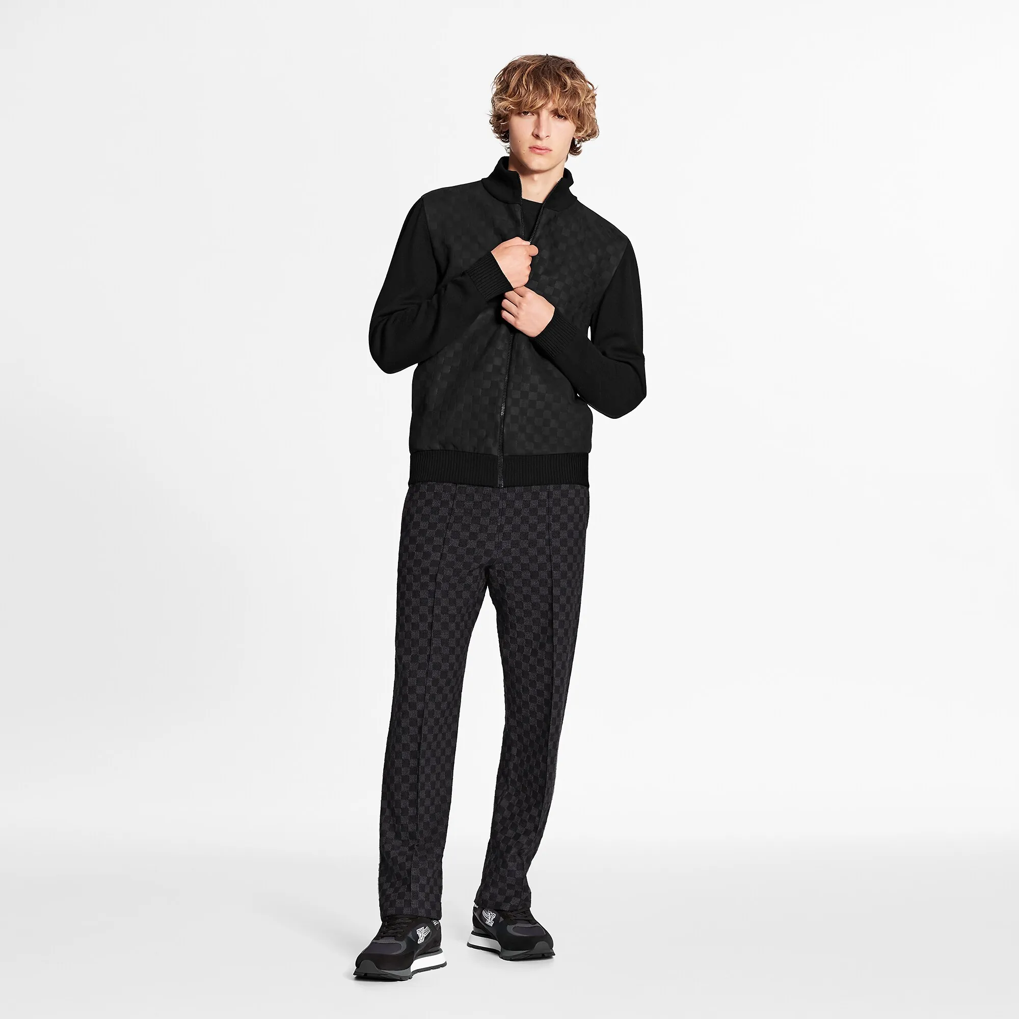 Louis Vuitton LVSE Damier Leather Front Zip-Through - Men - Ready-to-Wear 1A8H5D