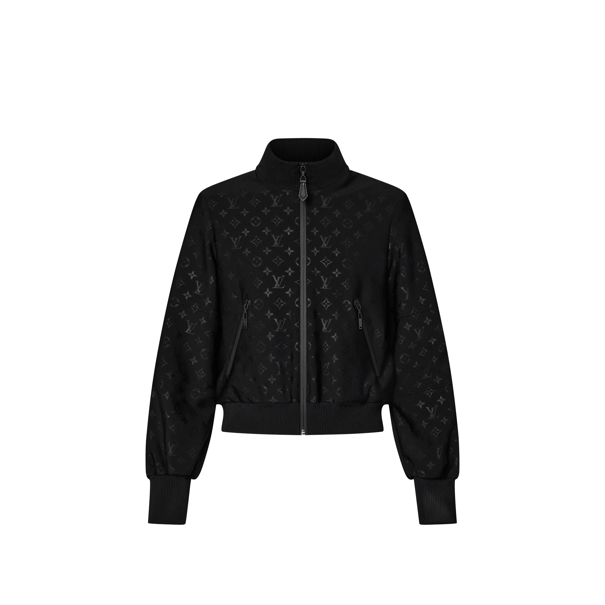 Louis Vuitton Embossed Monogram Zip-Up Jacket - Women - Ready-to-Wear 1A9EPZ