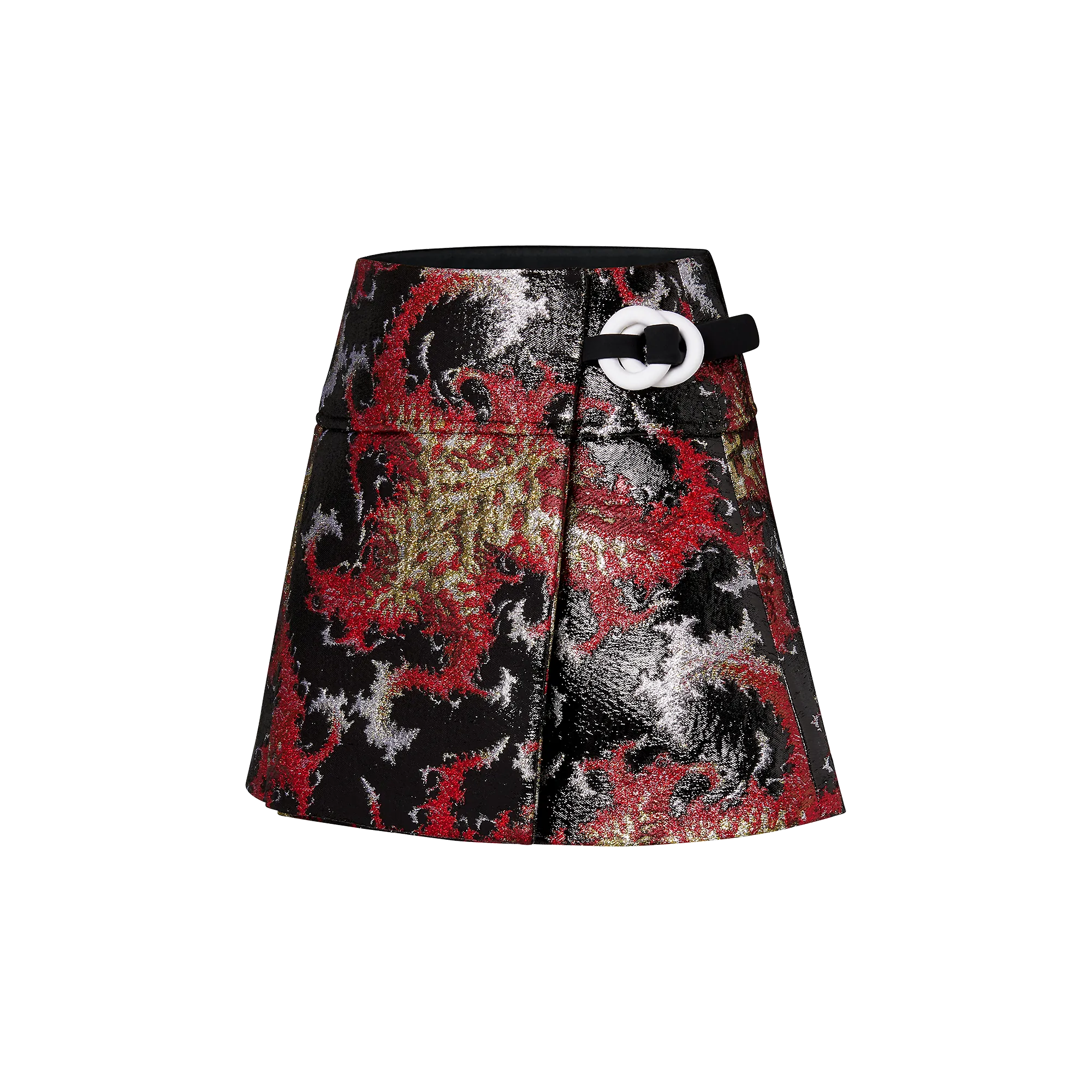 Louis Vuitton Lurex Jacquard Mini Wrap Skirt - Women - Ready-to-Wear 1A9KSY