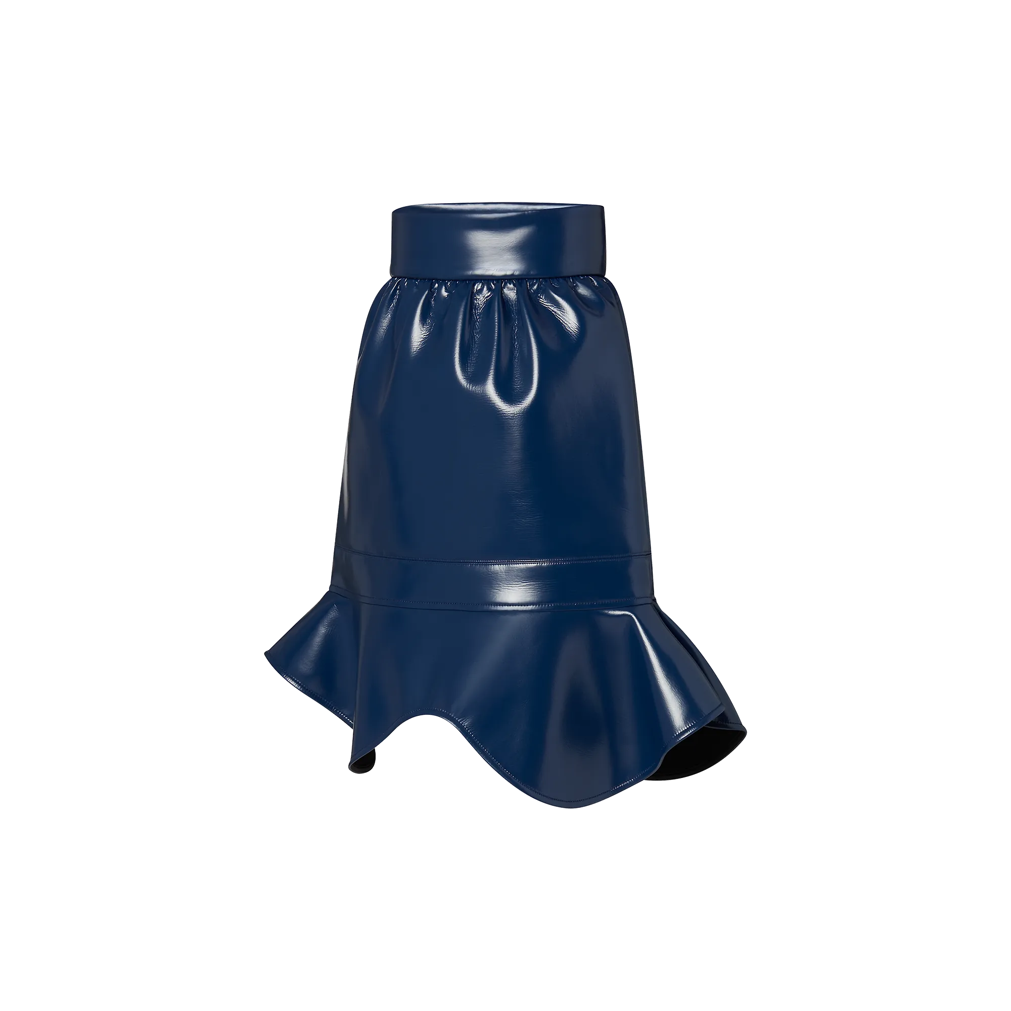 Louis Vuitton Flounce Hem Glossy Skirt - Women - Ready-to-Wear 1A9KWE