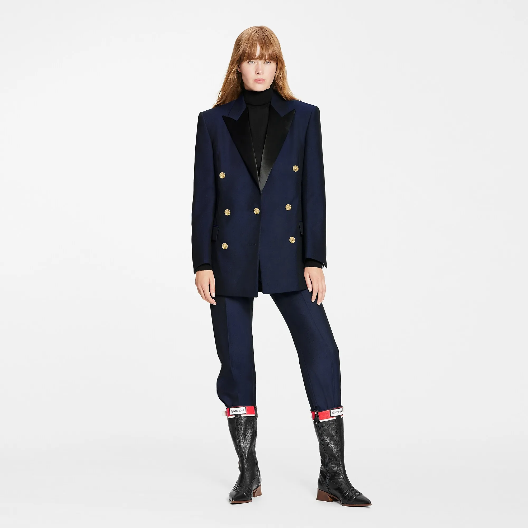 Louis Vuitton Double-Breasted Mohair Blazer - Women - Ready-to-Wear 1A9KXQ