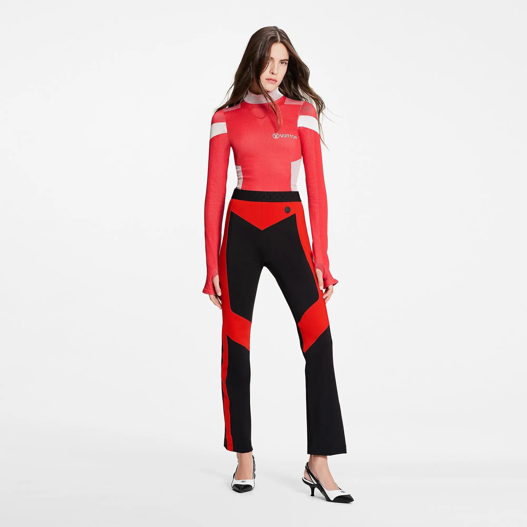 Louis Vuitton Seamless Graphic Biker Pants - Women - Ready-to-Wear 1A9L8Q