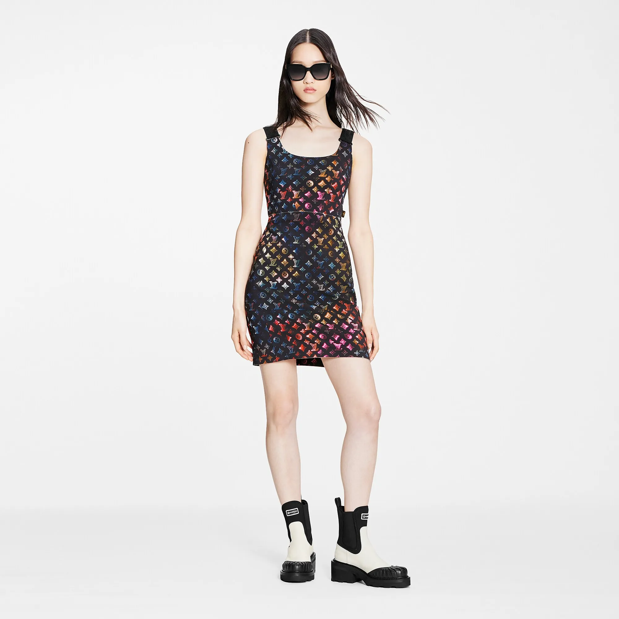 Louis Vuitton Neon Mahina Monogram Fitted Dress - Women - Ready-to-Wear 1A9LG8