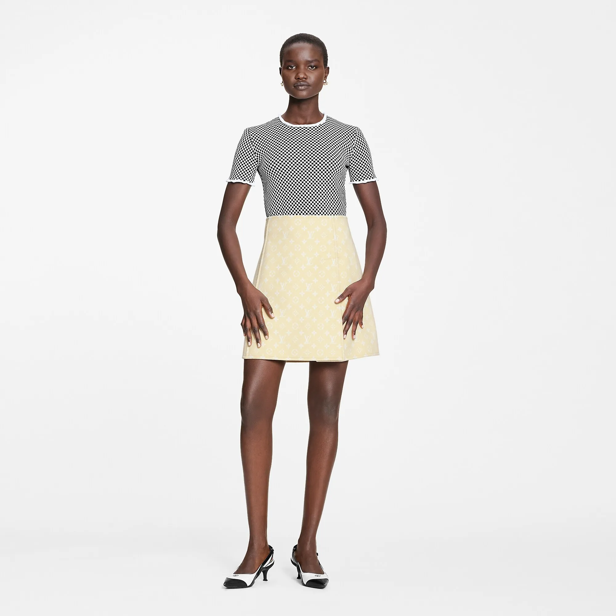 Louis Vuitton Micro Check Knit Top - Women - Ready-to-Wear 1A9MTU