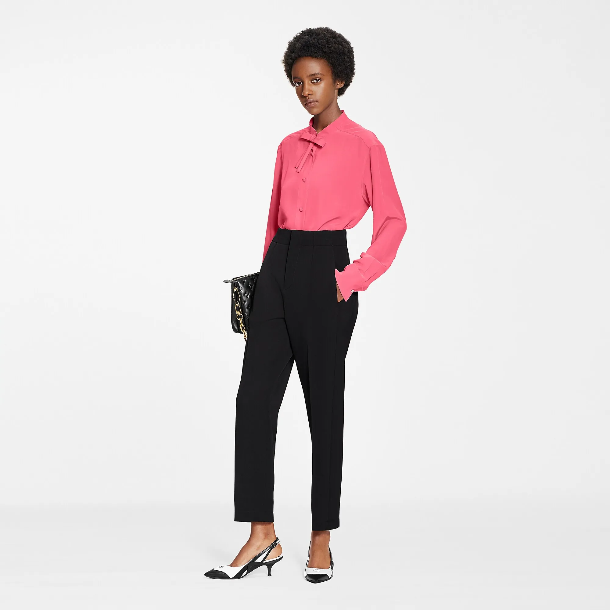 Louis Vuitton Silk Bow Shirt - Women - Ready-to-Wear 1A9MV7