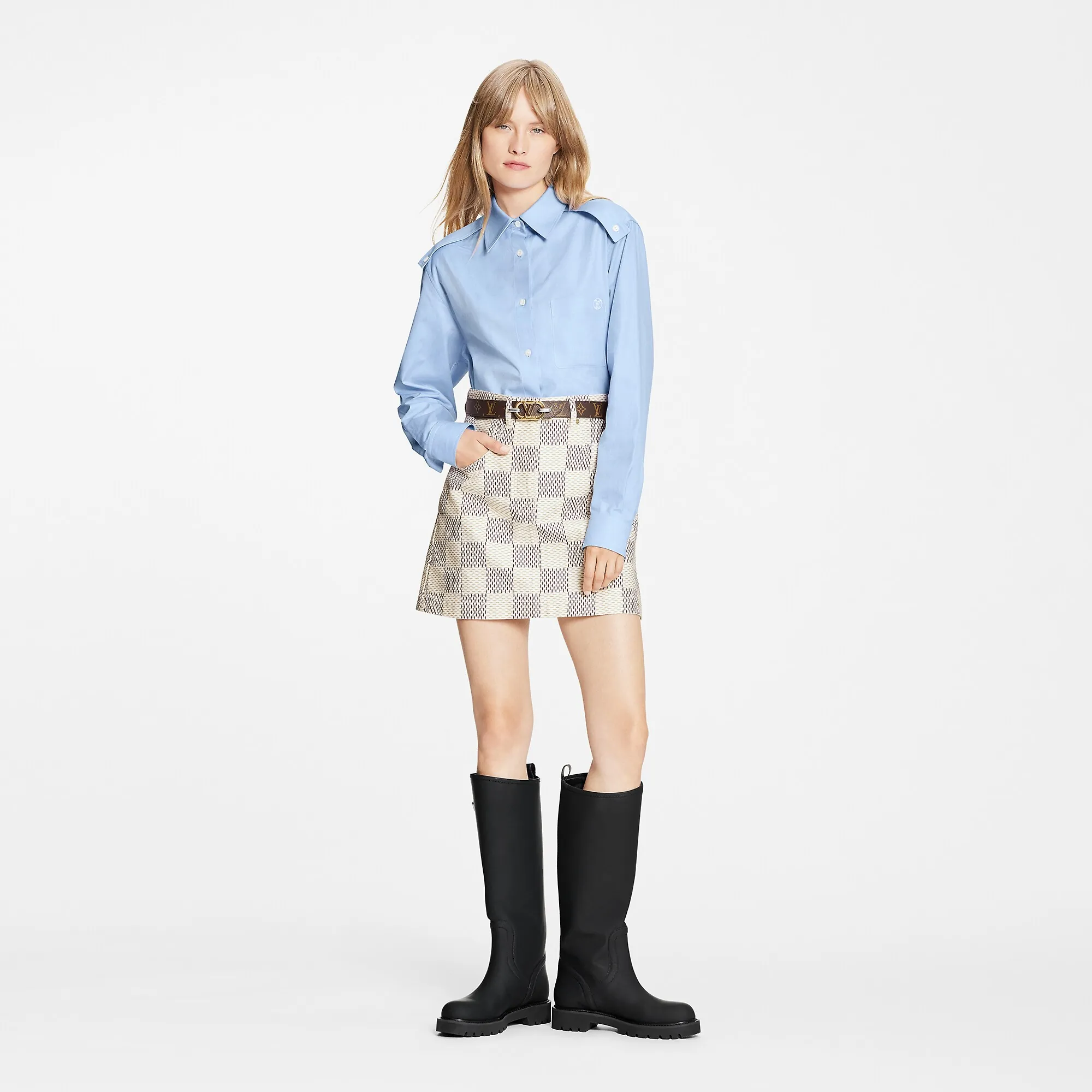 Louis Vuitton Shoulder Tab Shirt - Women - Ready-to-Wear 1A9NB2