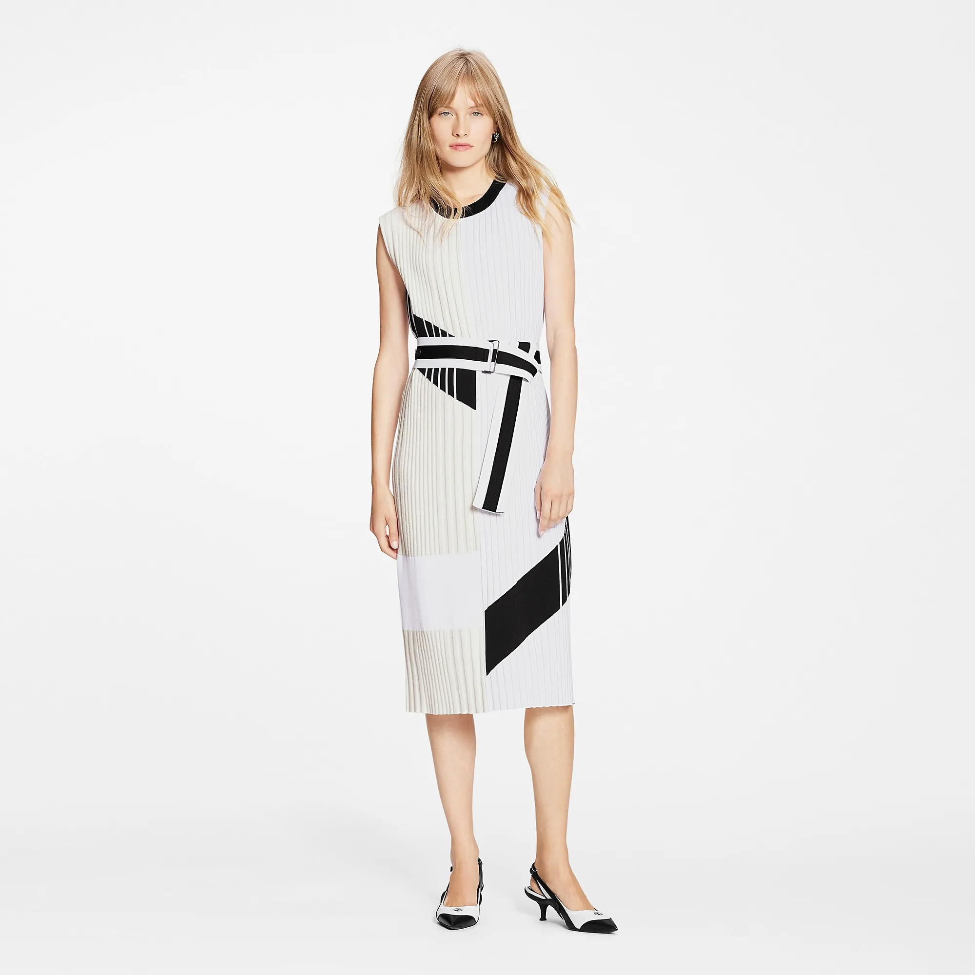 Louis Vuitton Color-Blocked Knit Dress - Women - Ready-to-Wear 1A9NNG