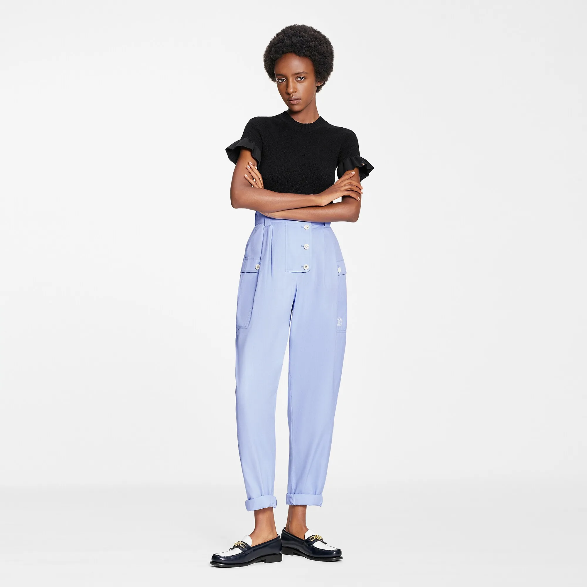 Louis Vuitton Sporty Tailored Carrot Pants - Women - Ready-to-Wear 1A9NOL