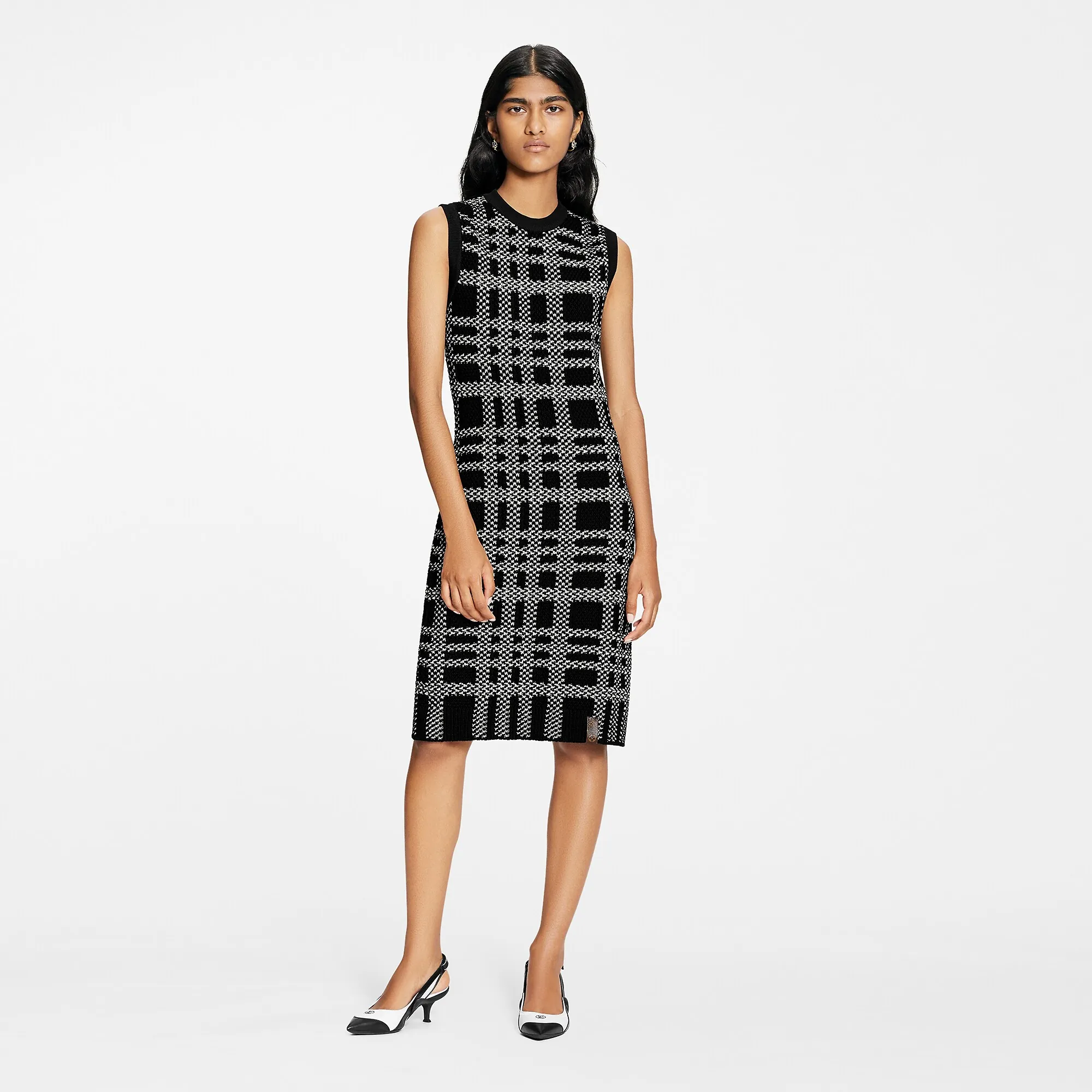 Louis Vuitton Graphic Knit Mini Dress - Women - Ready-to-Wear 1A9NPE