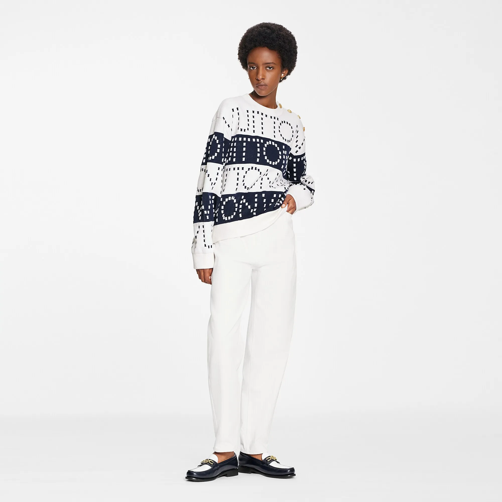 Louis Vuitton Signature Chunky Stripes Pullover - Women - Ready-to-Wear 1A9NRF