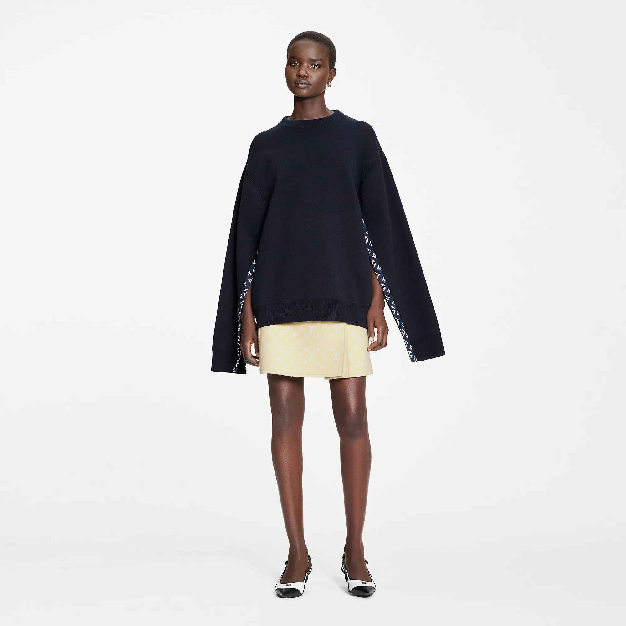 Louis Vuitton Open Sleeve Loungewear Pullover - Women - Ready-to-Wear 1A9NU2 Hard Blue