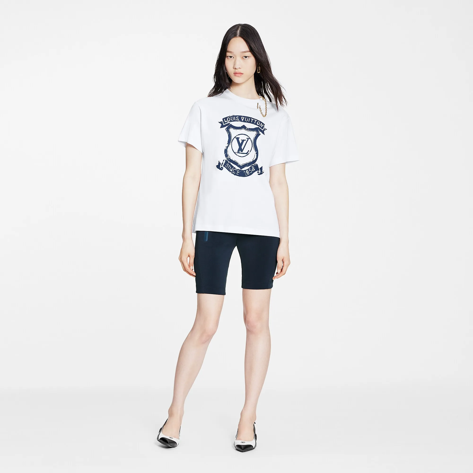 Louis Vuitton Louis Vuitton Coat Of Arms T-Shirt - Women - Ready-to-Wear 1A9O33