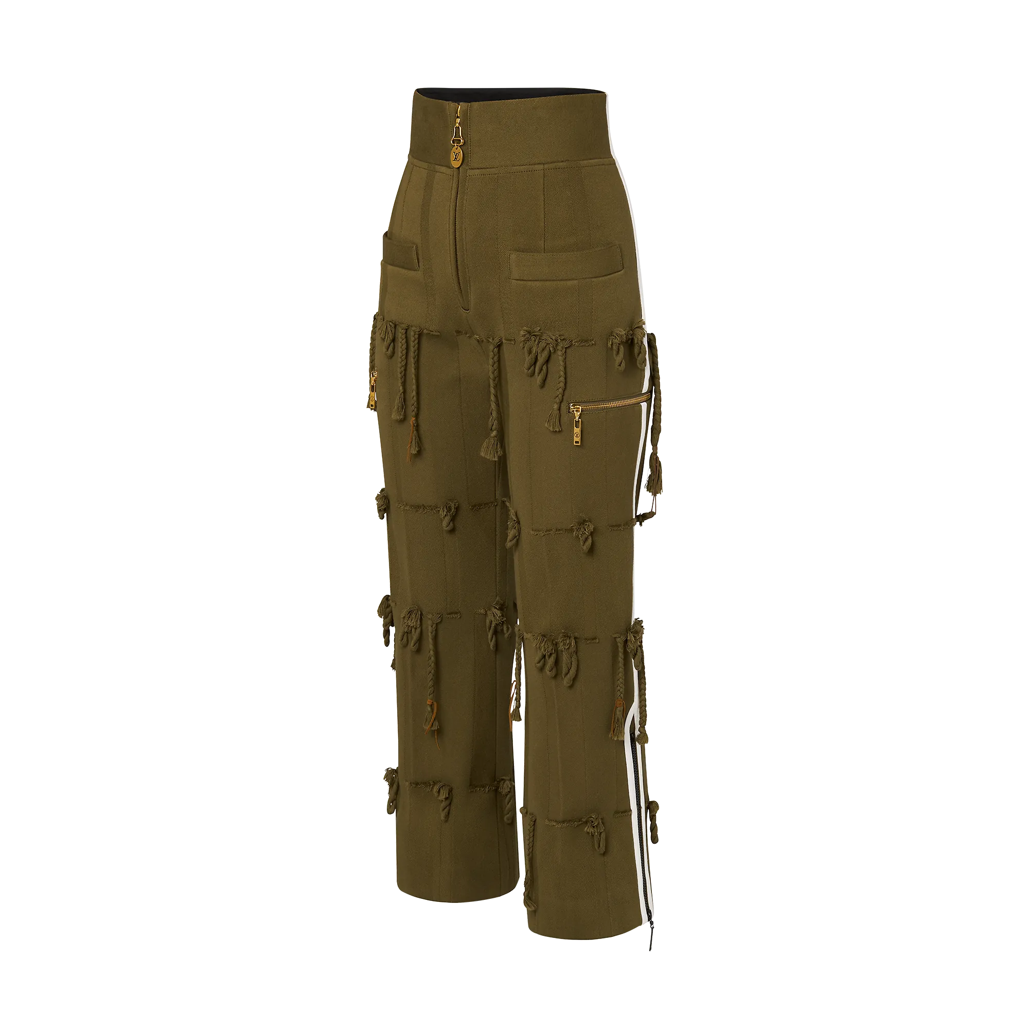 Louis Vuitton Cotton Gabardine Thread Detail Pants - Women - Ready-to-Wear 1A9OF7