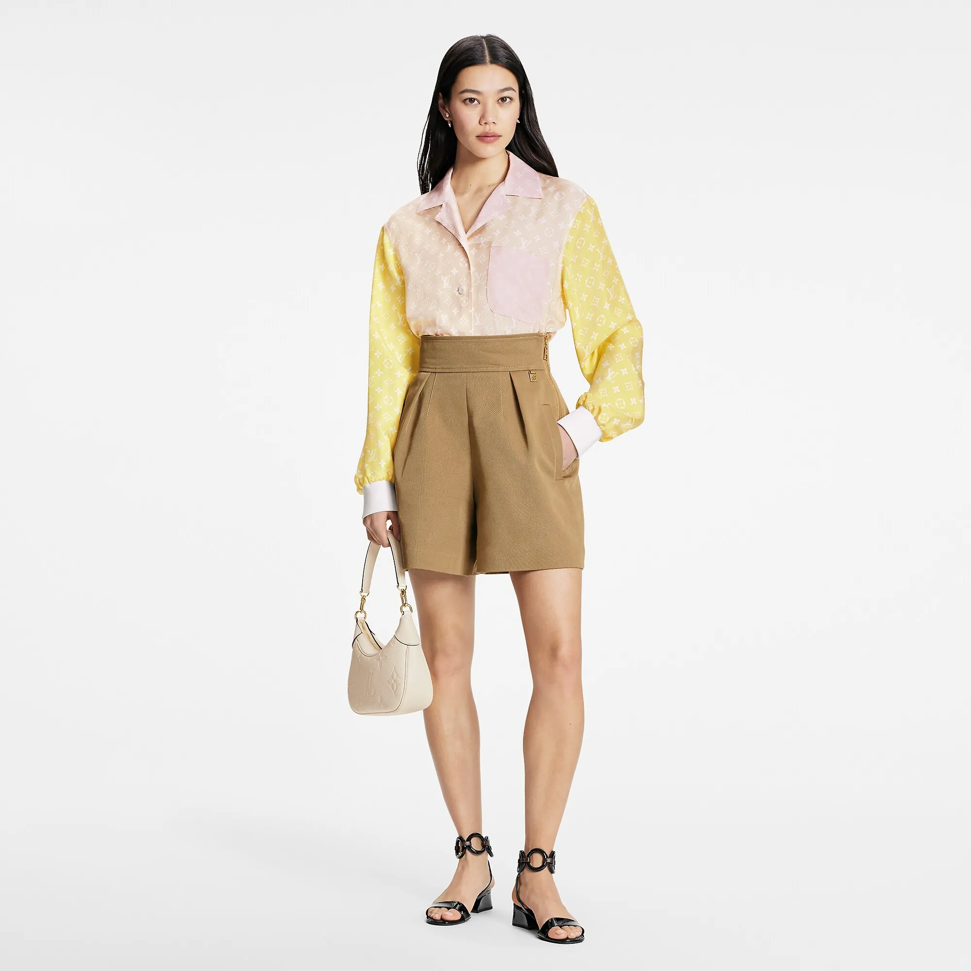 Louis Vuitton Pastel Monogram Pajama Shirt - Women - Ready-to-Wear 1A9W7T