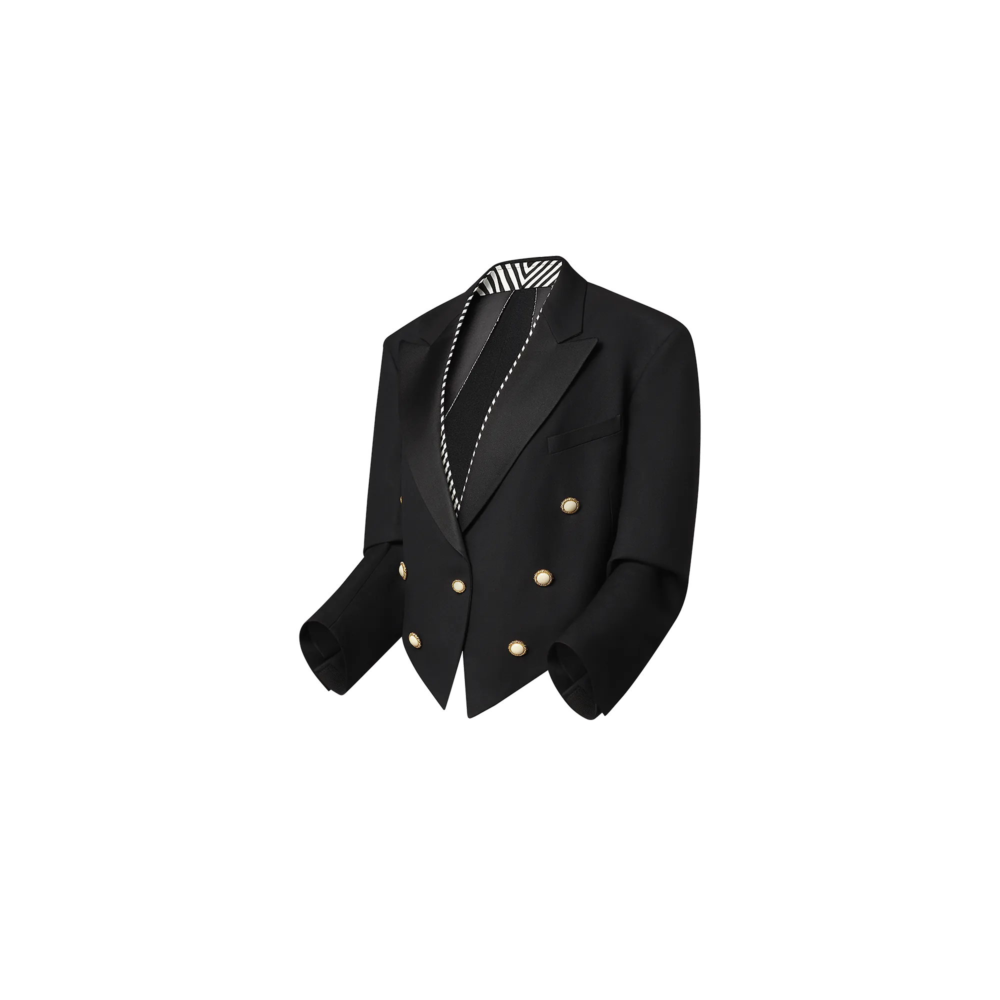 Louis Vuitton Loose Collar Toile Spencer Jacket - Women - Ready-to-Wear 1A9WG7