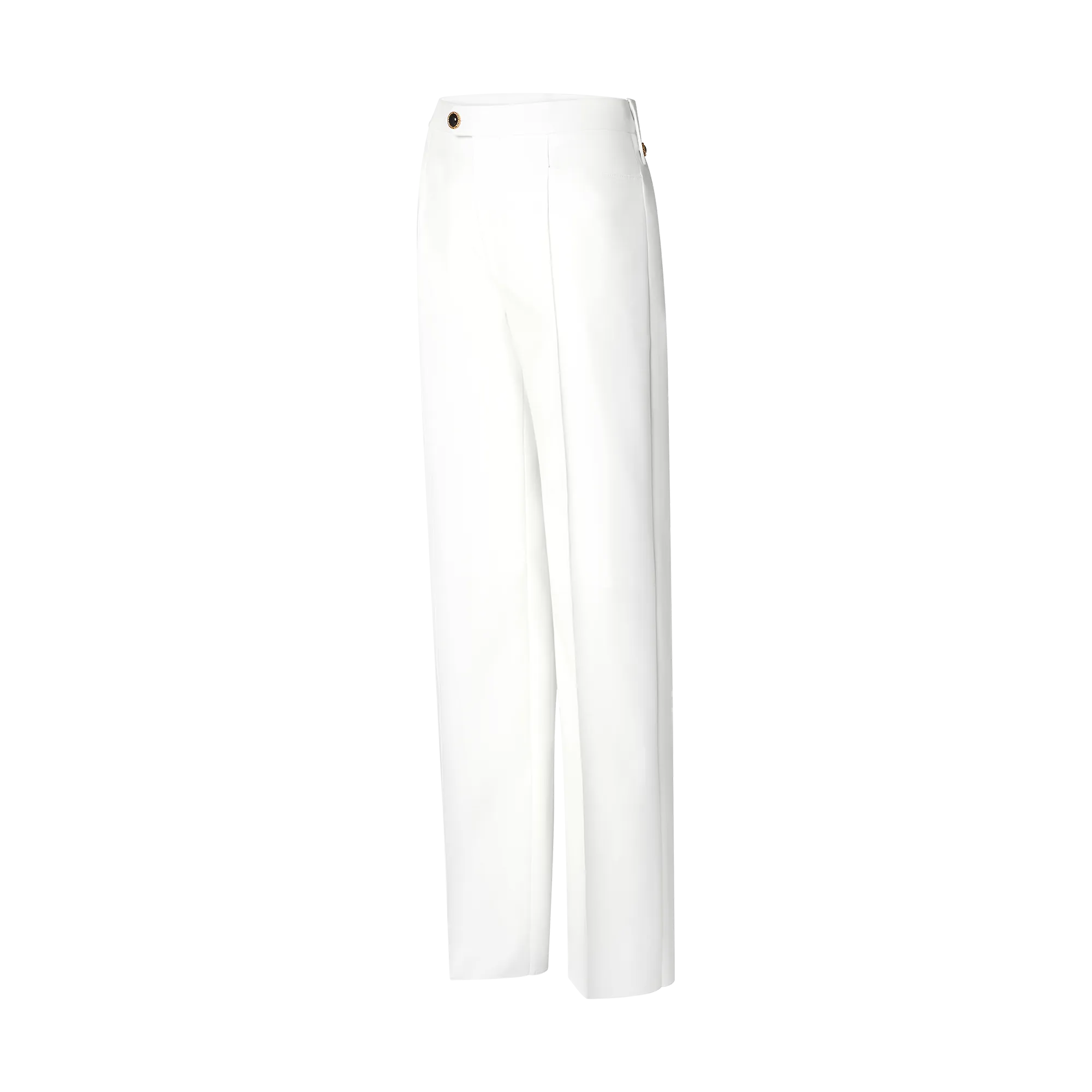Louis Vuitton Tailored Straight-Cut Pants - Women - Ready-to-Wear 1A9WRP Milk White