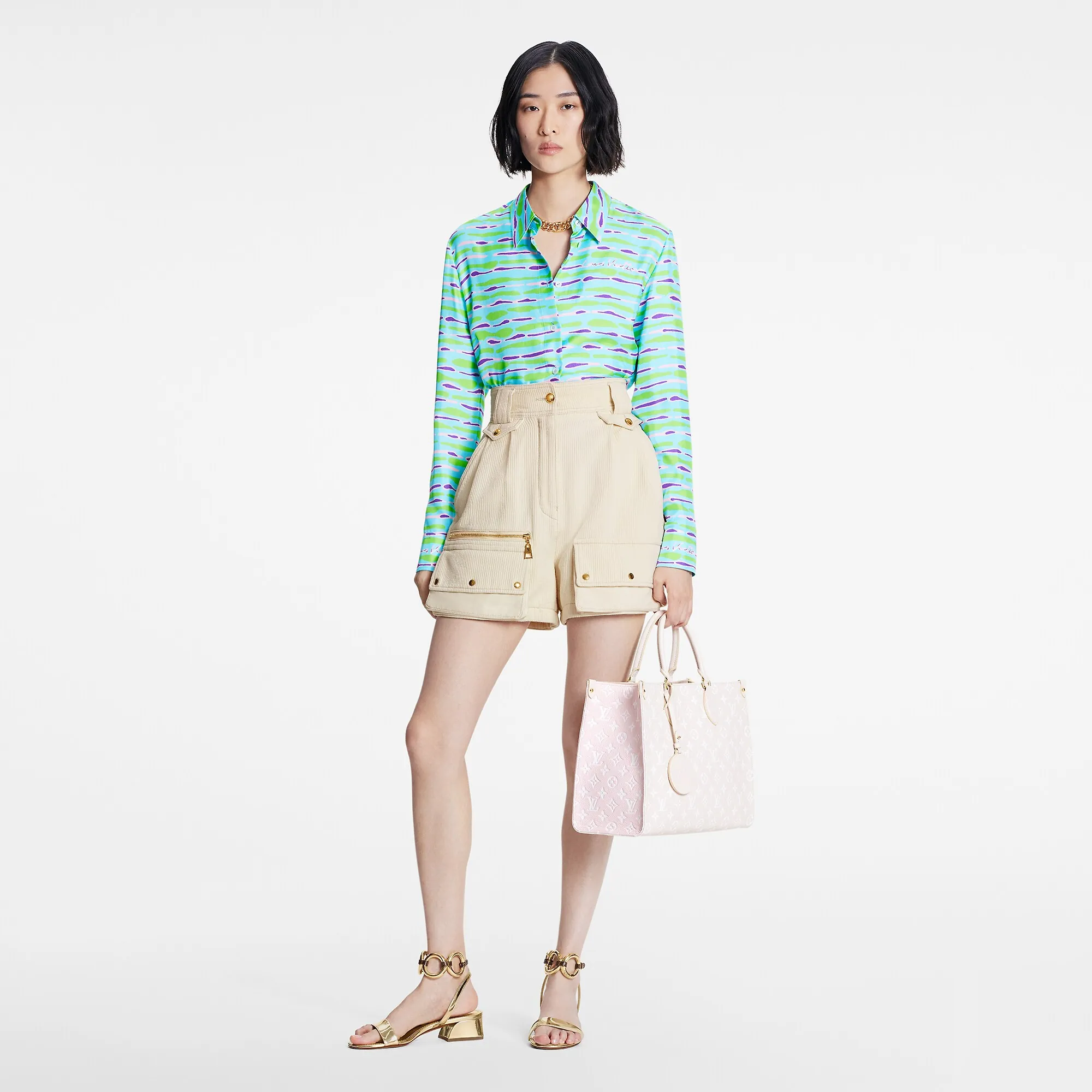 Louis Vuitton Saturated Epi Print Shirt - Women - Ready-to-Wear 1A9XN5