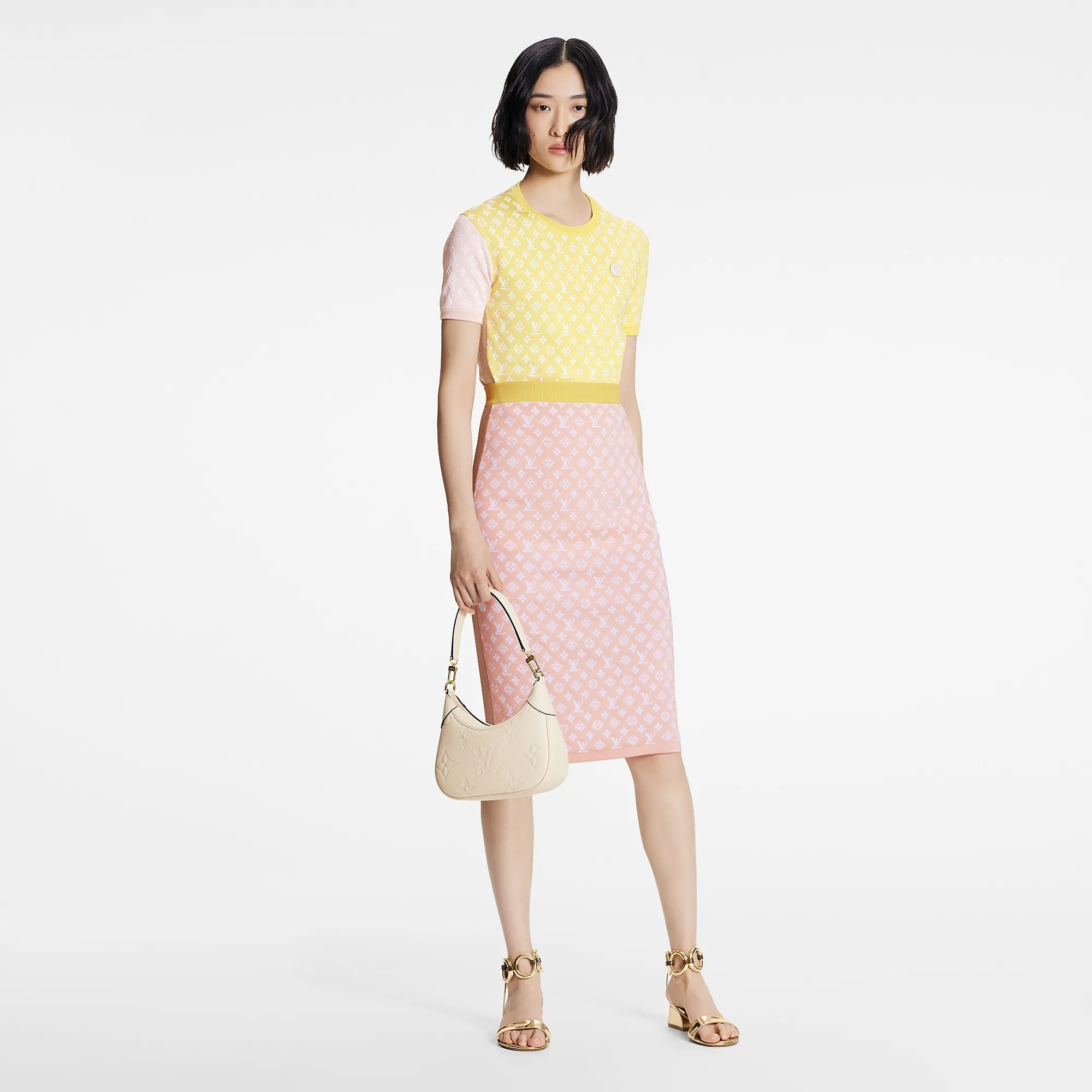 Louis Vuitton Pastel Monogram Knit Top - Women - Ready-to-Wear 1A9XPJ