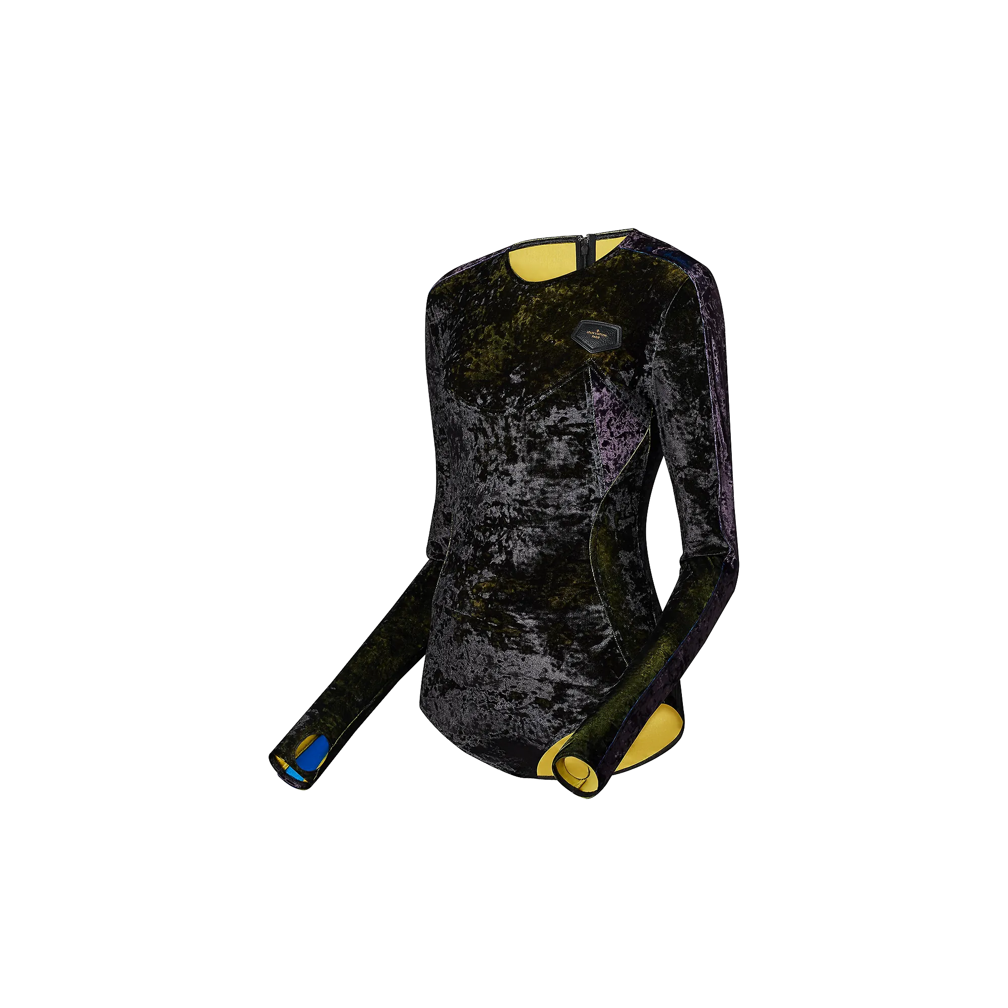 Louis Vuitton Crushed Velvet Bustier Bodysuit - Women - Ready-to-Wear 1A9Y1P