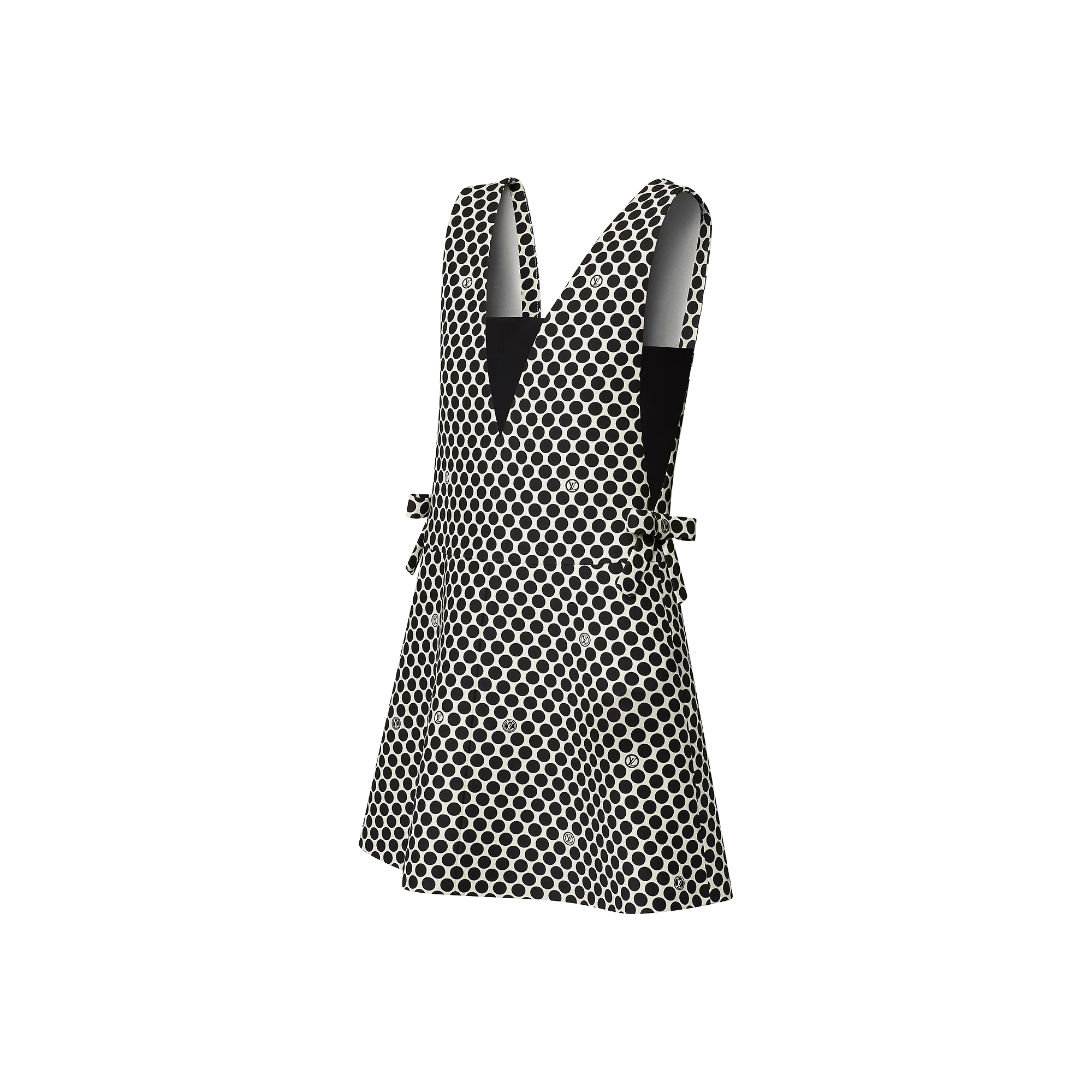 Louis Vuitton LV Polka Dot Plunge Dress - Women - Ready-to-Wear 1A9Z0P