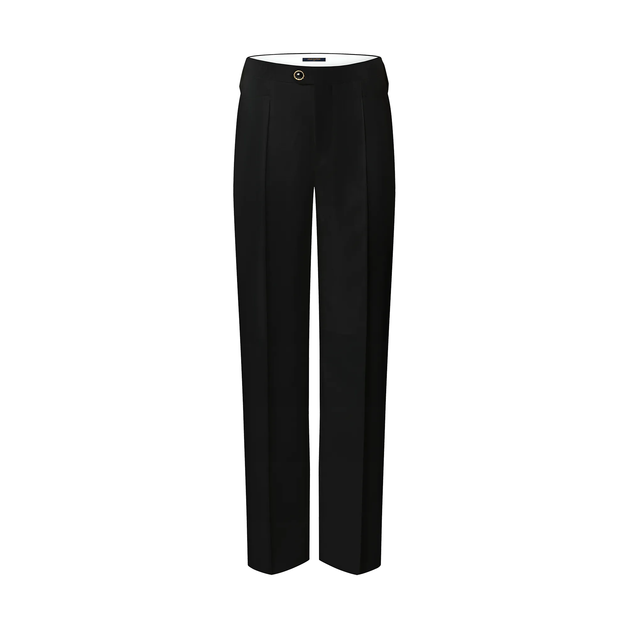 Louis Vuitton Tailored Straight-Cut Pants - Women - Ready-to-Wear 1AA0TZ Black