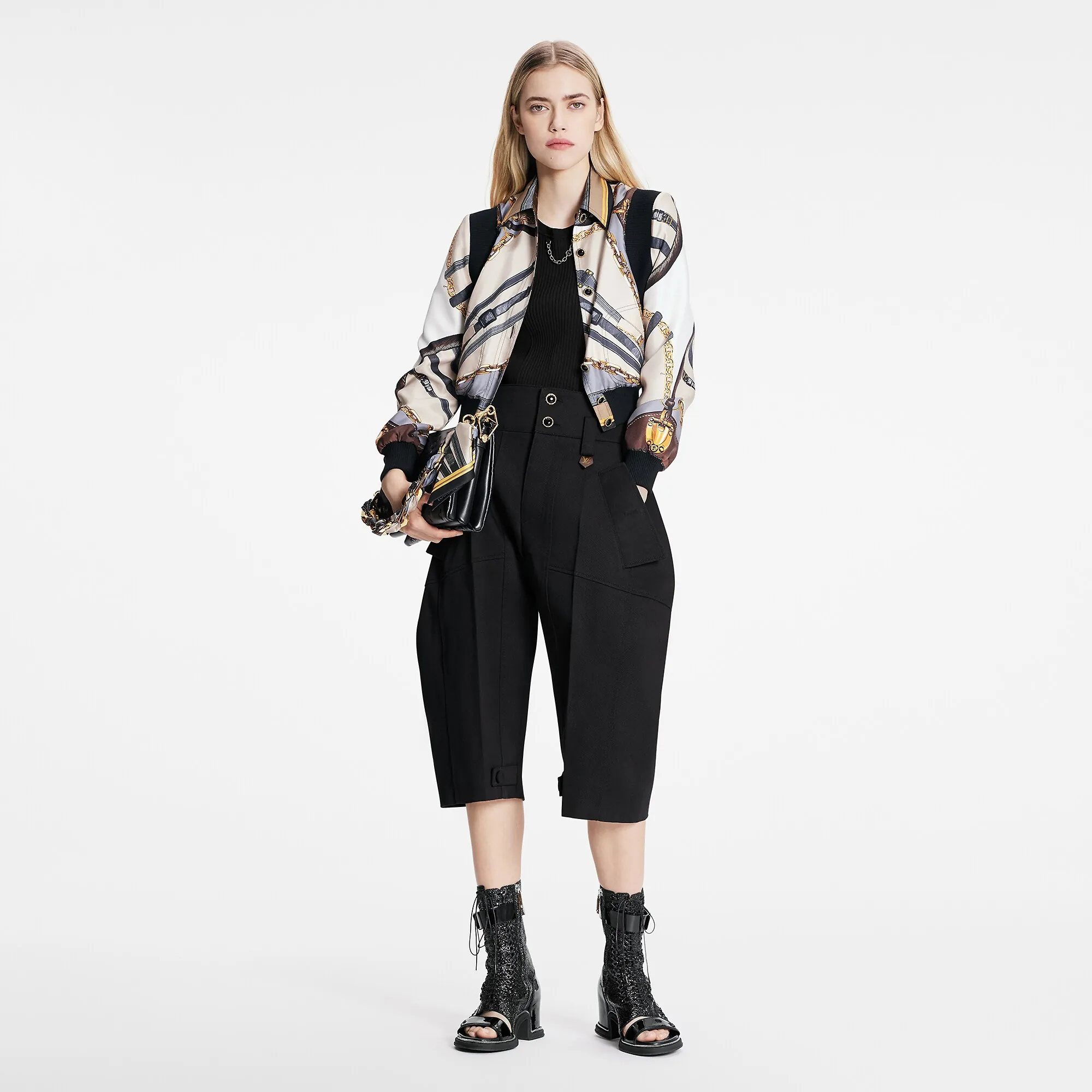 Louis Vuitton Scarf Print Reversible Bomber Jacket - Women - Ready-to-Wear 1AA206