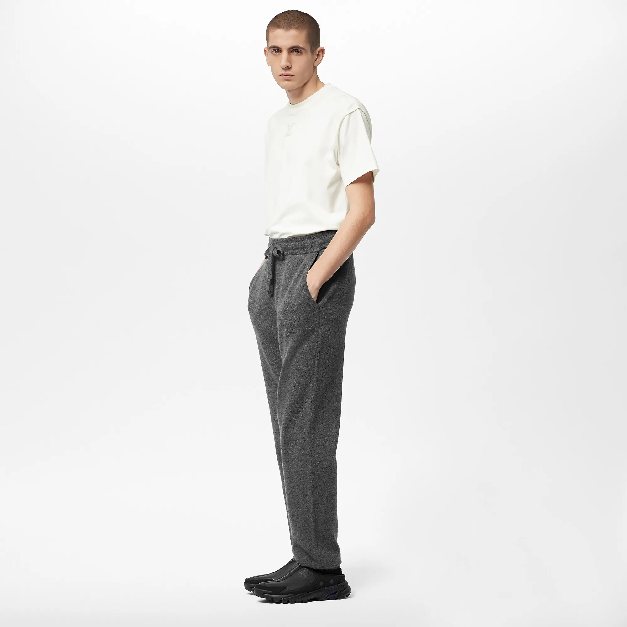 Louis Vuitton LVSE Inside Out Cashmere Pants - Men - Ready-to-Wear 1AA4WE Light Grey