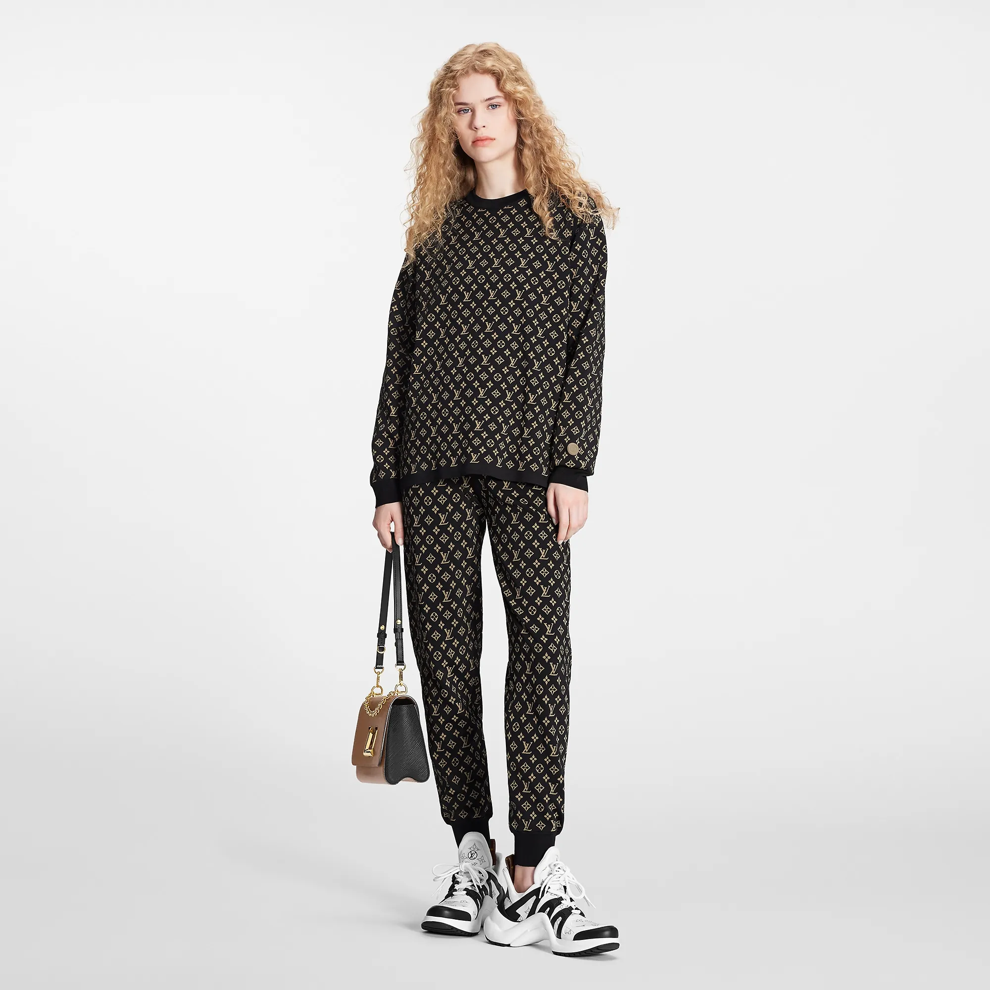 Louis Vuitton Monogram Jacquard Pullover - Women - Ready-to-Wear 1AAG86