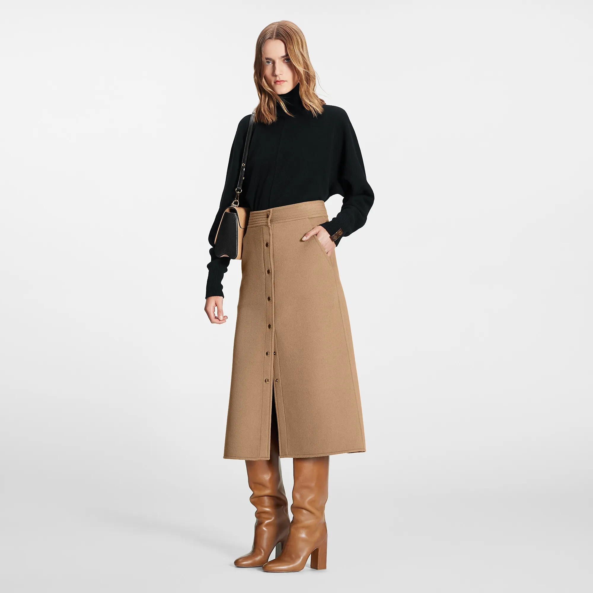 Louis Vuitton High Turtleneck Compact Knit Sweater - Women - Ready-to-Wear 1AAG90