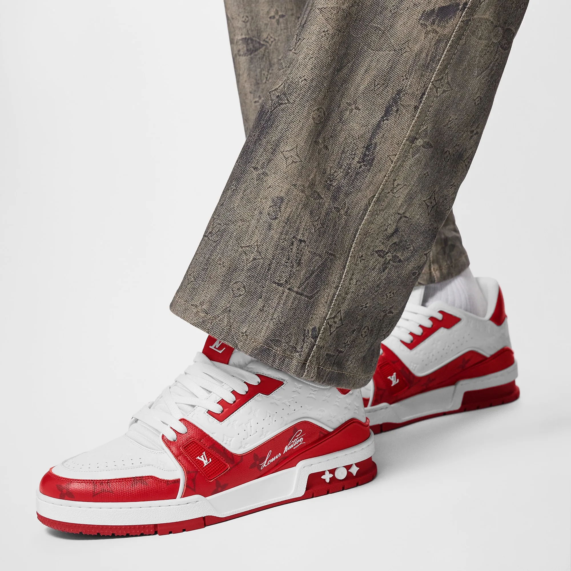 Louis Vuitton LV Trainer Sneaker - Men - Shoes 1AANFG Red