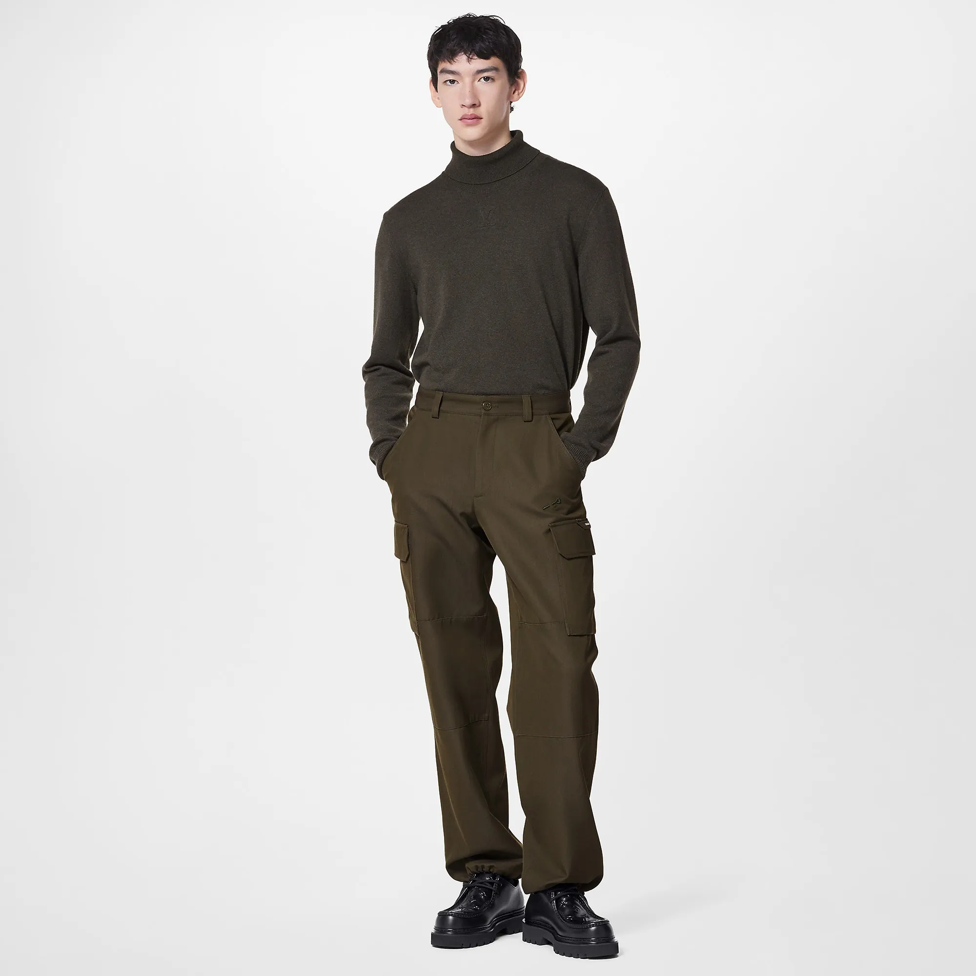 Louis Vuitton LVSE Panelled Cargo Pants - Men - Ready-to-Wear 1AATCV Khaki
