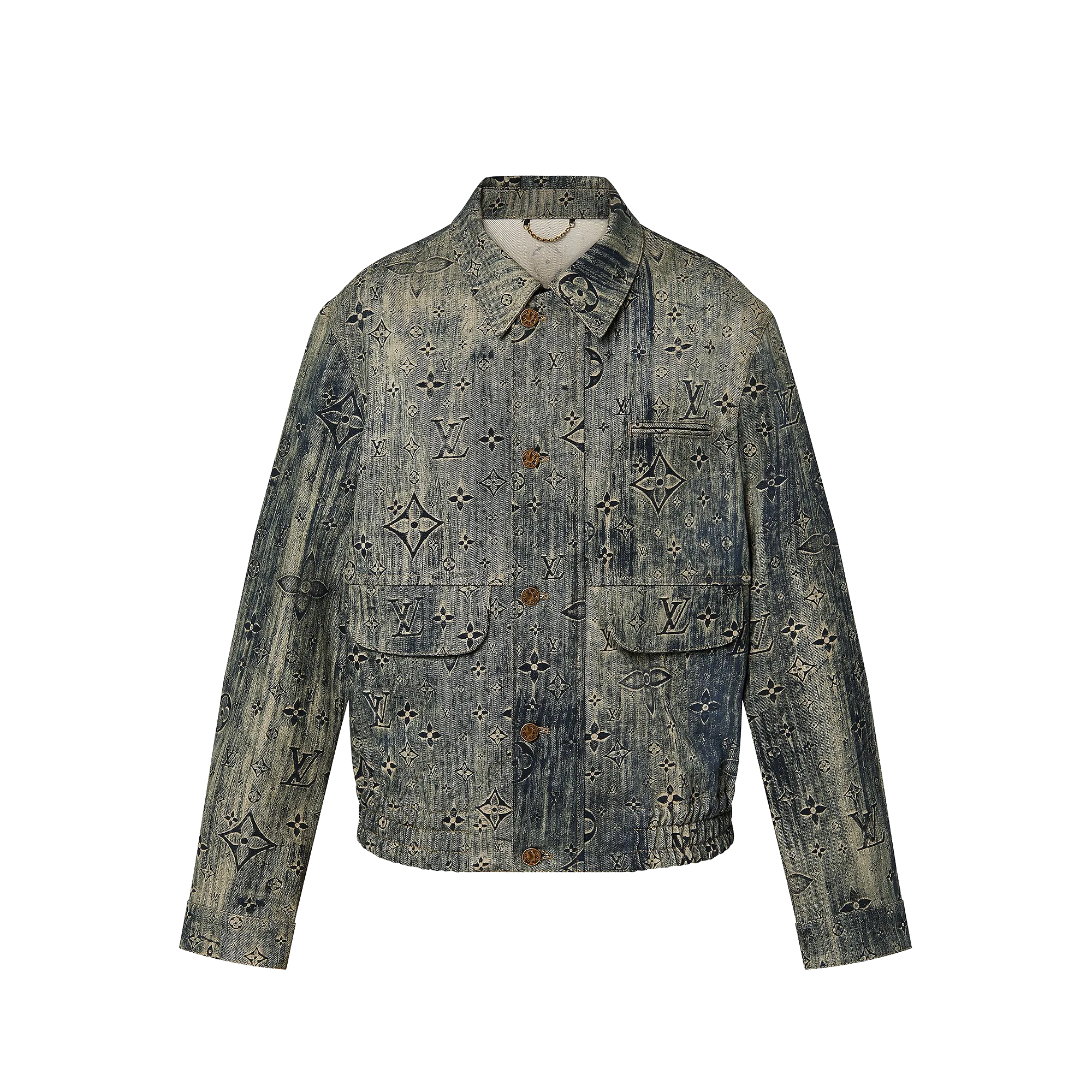 Louis Vuitton Monogram Tailored Denim Jacket - Men - Ready-to-Wear 1AATFY