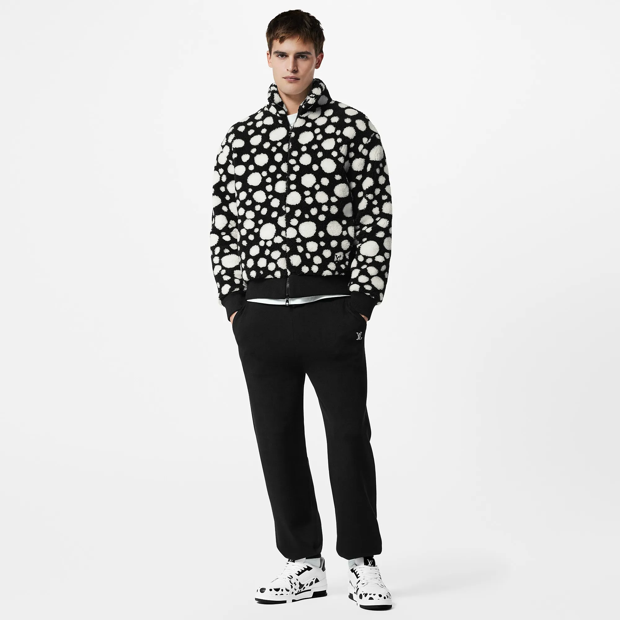 Louis Vuitton LV x YK Infinity Dots Fleece Blouson - Men - Ready-to-Wear 1AB6HC