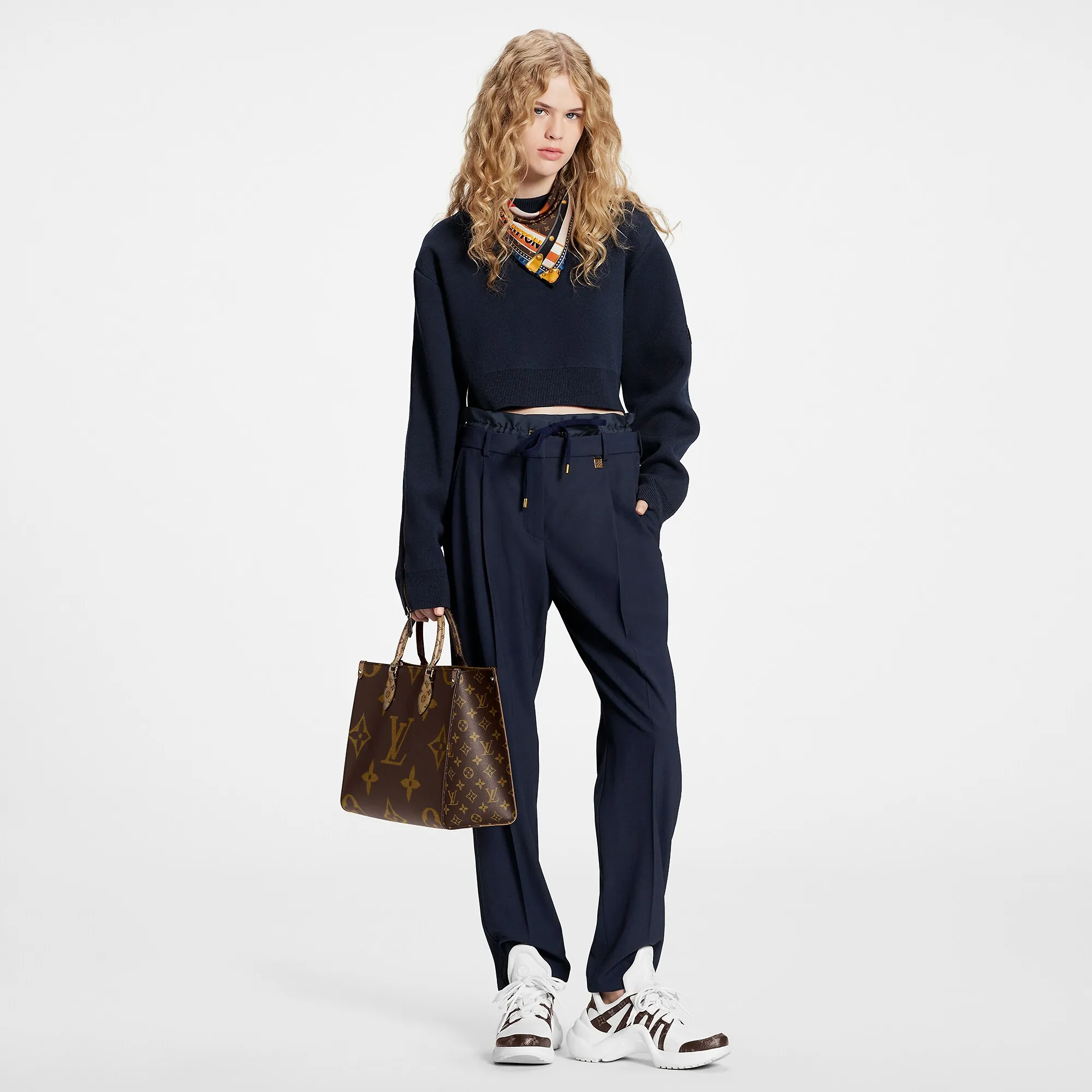 Louis Vuitton Wool Twill Trompe L’Oeil Paperbag Pants - Women - Ready-to-Wear 1AB6MB Louis Vuitton Wool Twill Trompe L’Oeil Paperbag Pants - Women - Ready-to-Wear 1AB6MB