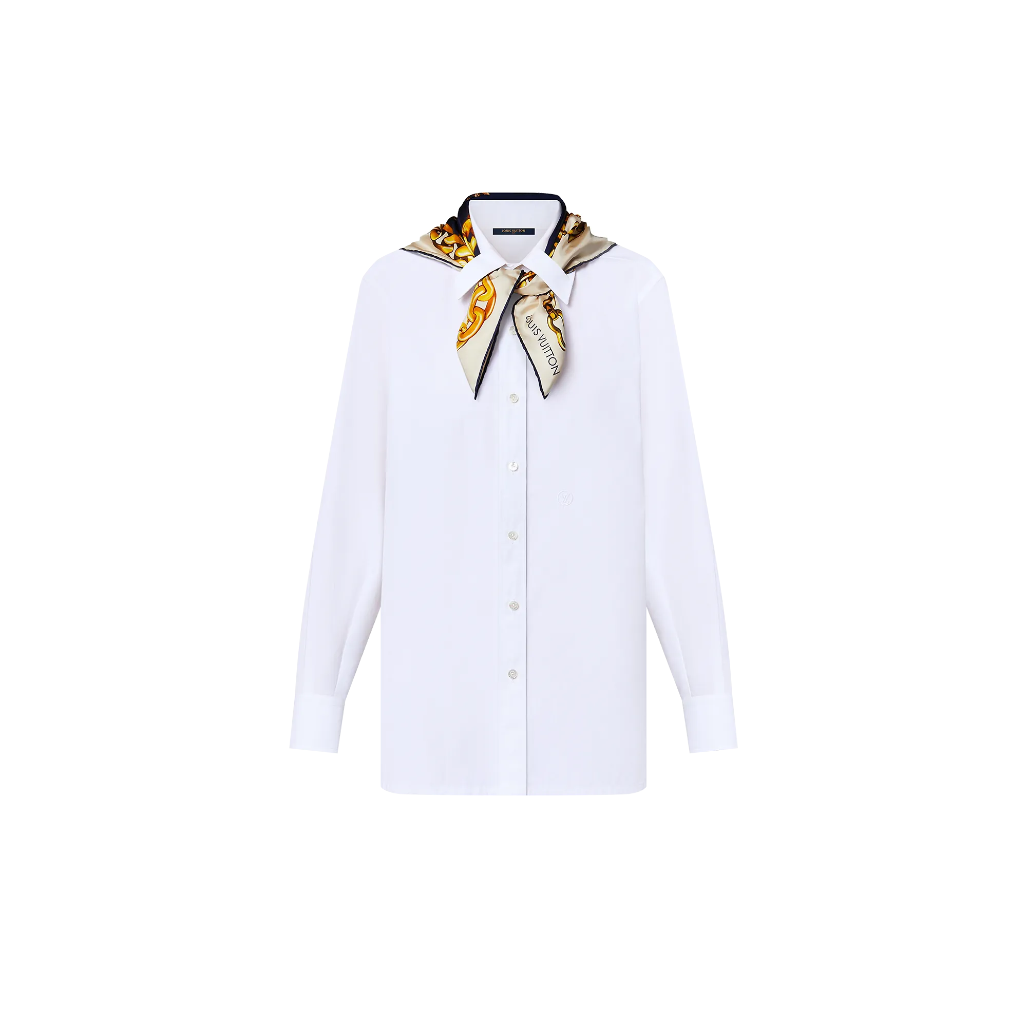 Louis Vuitton Monogram Scarf Shirt - Women - Ready-to-Wear 1AB919