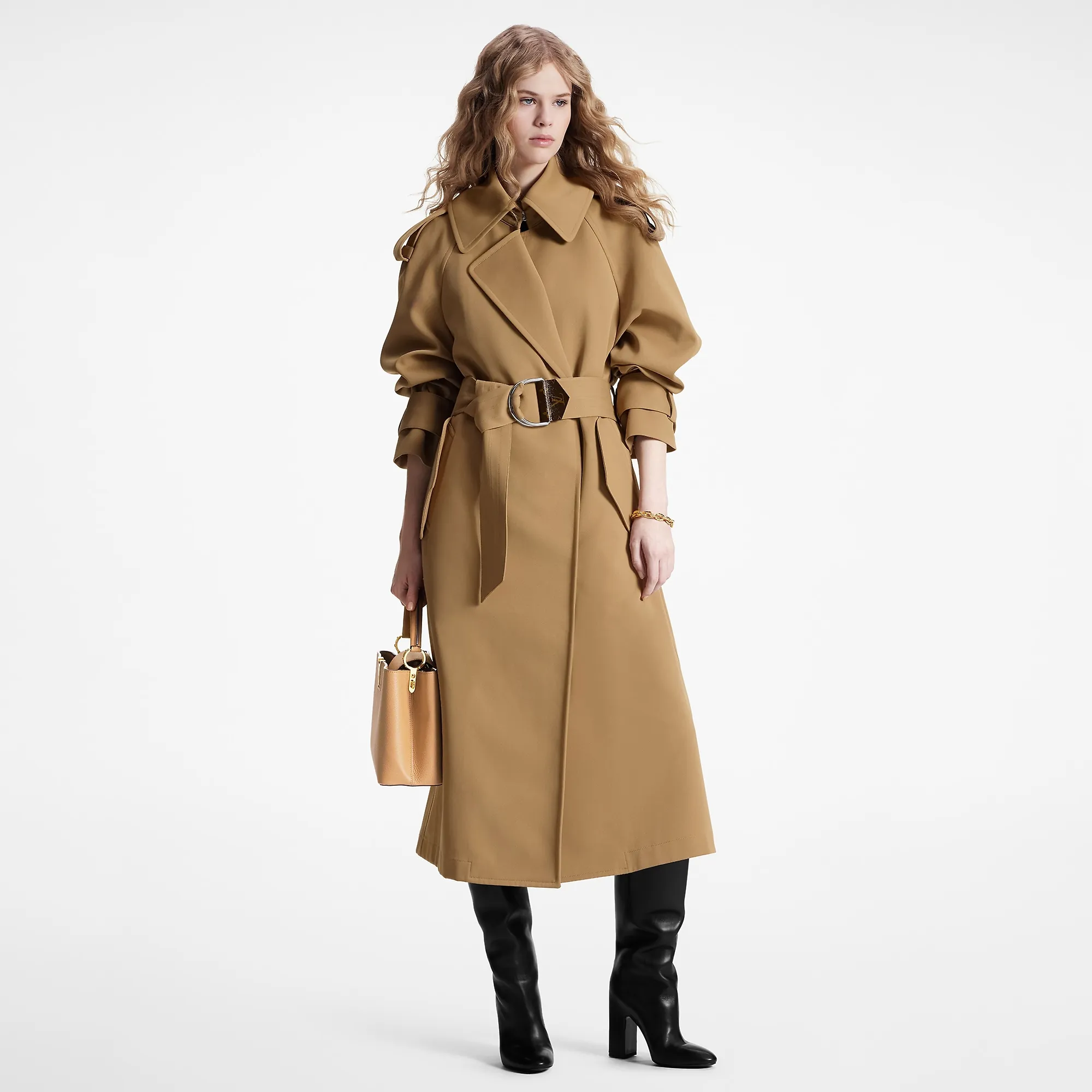 Louis Vuitton Oversized Detail Trench Coat - Women - Ready-to-Wear 1ABD9X