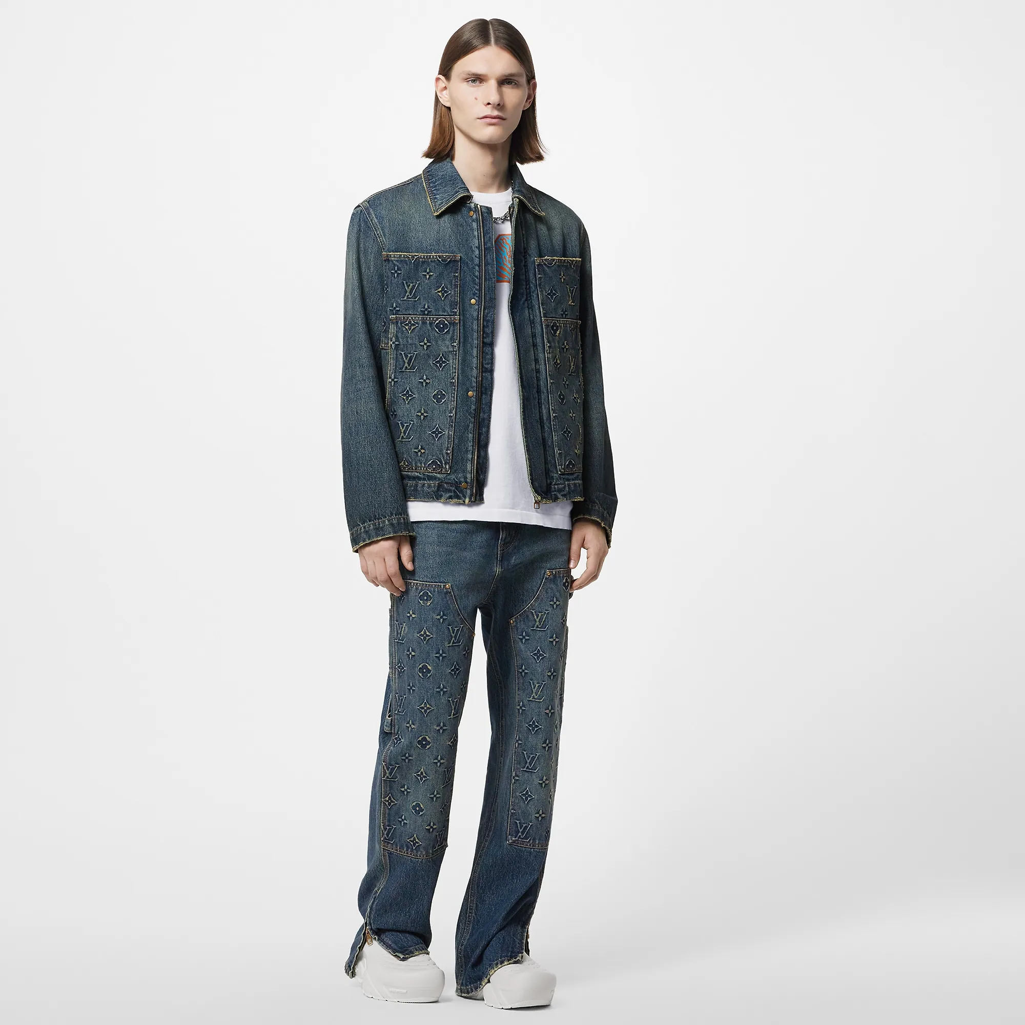 Louis Vuitton Workwear Denim Jacket - Men - Ready-to-Wear 1ABJ78