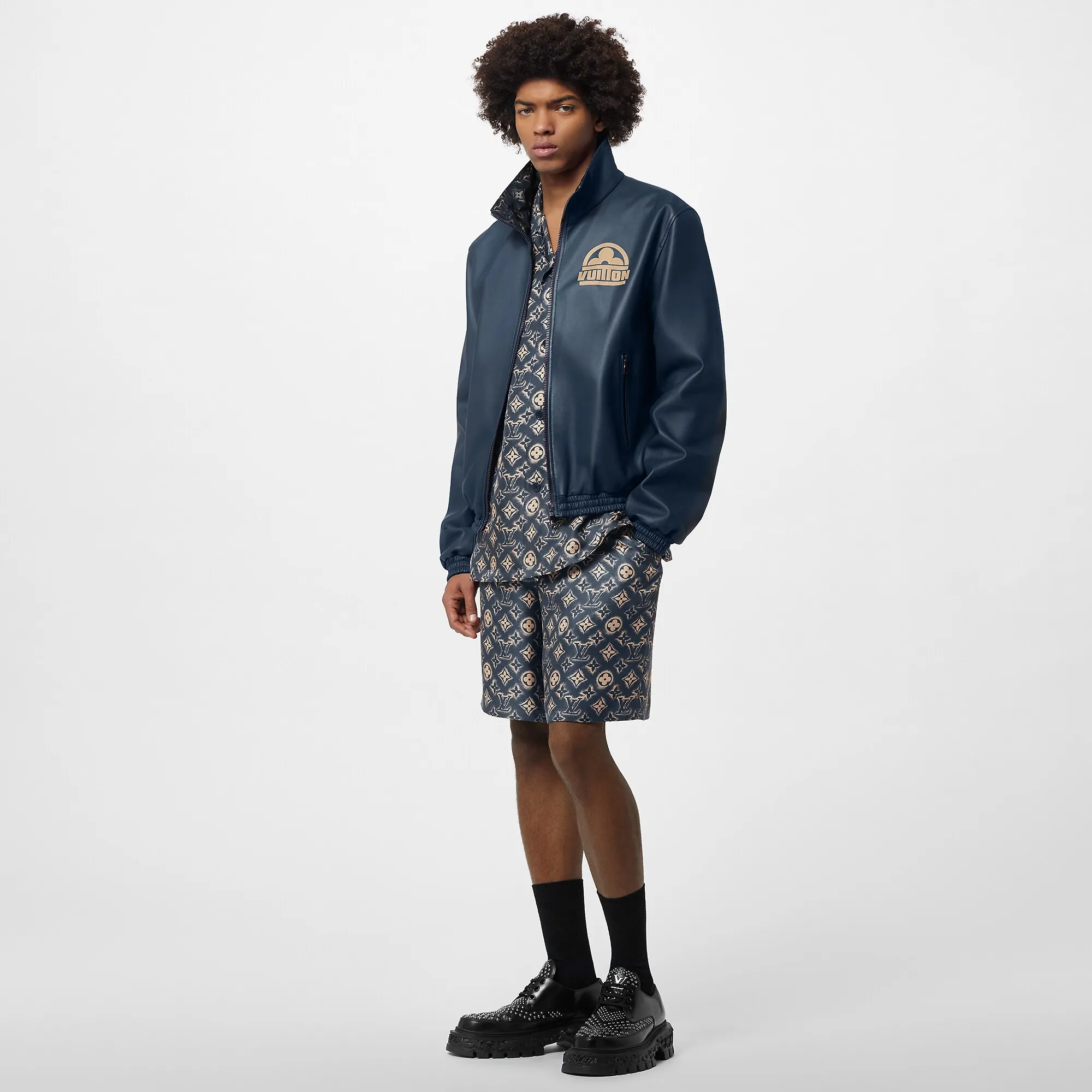 Louis Vuitton Monogram Reversible Leather Mix Blouson - Men - Ready-to-Wear 1ABJGJ