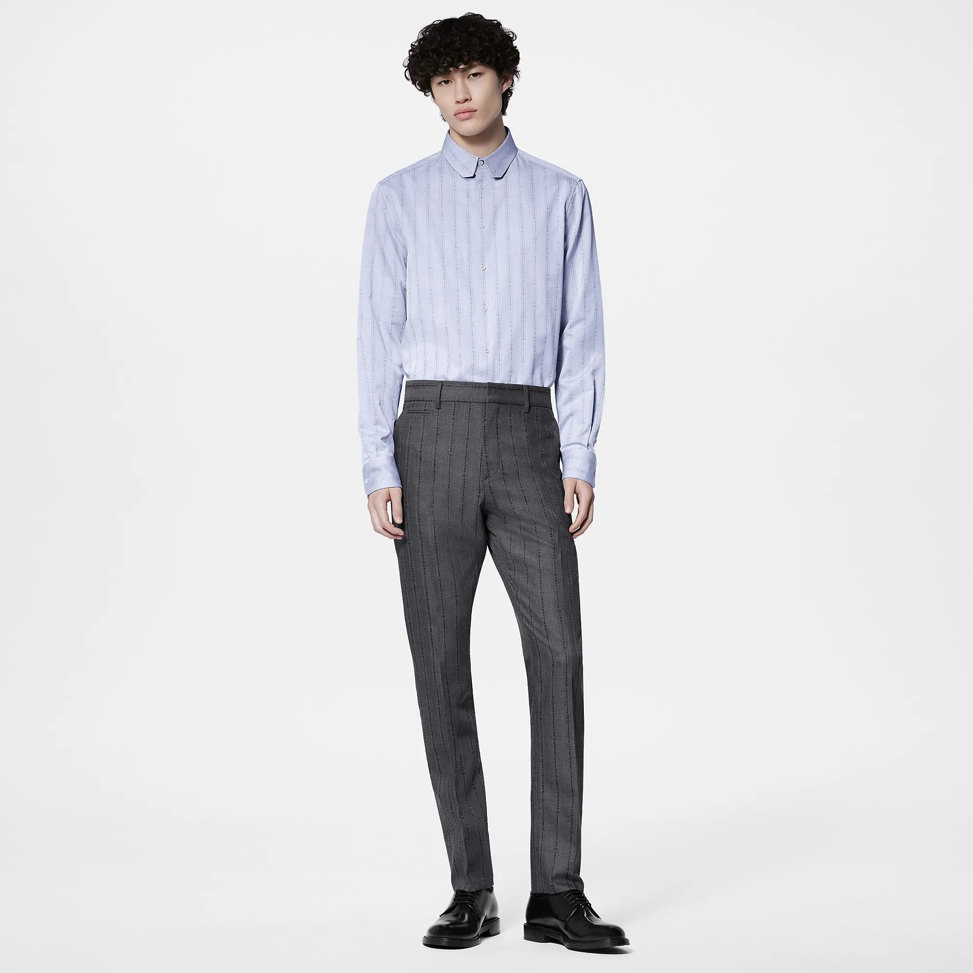 Louis Vuitton Cotton Long-Sleeved Shirt - Men - Ready-to-Wear 1ABJRM