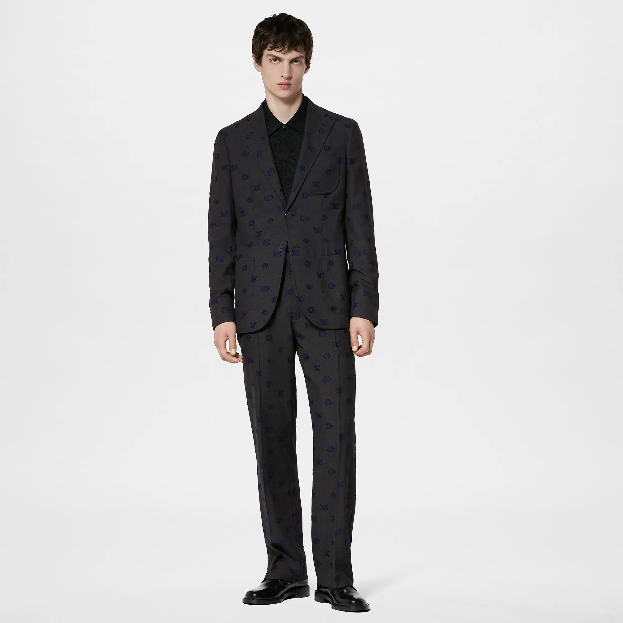 Louis Vuitton Single-Breasted Wool Blend Napolitana Jacket - Men - Ready-to-Wear 1ABJSK