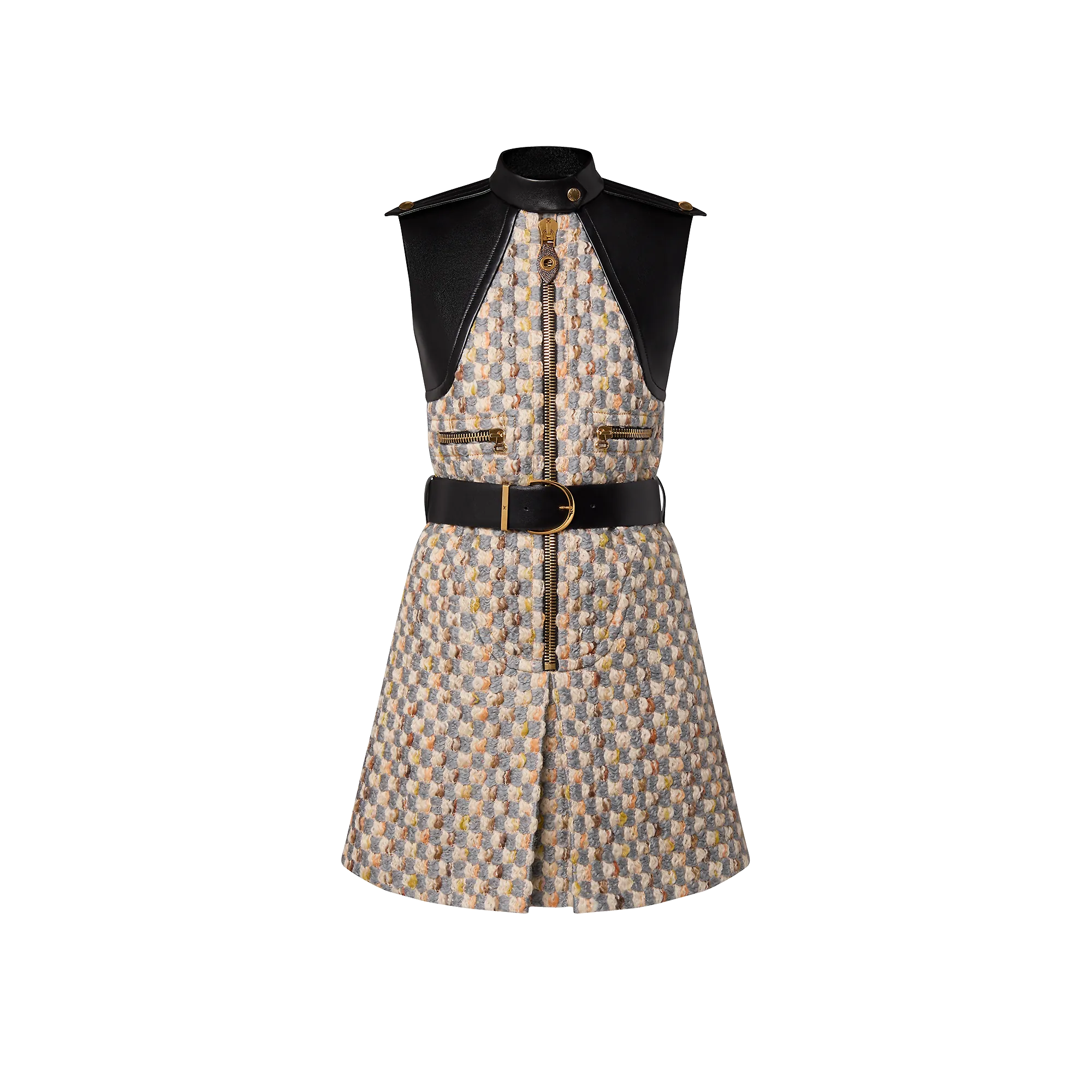 Louis Vuitton Tweed-Effect Jacquard Dress - Women - Ready-to-Wear 1ABQT2
