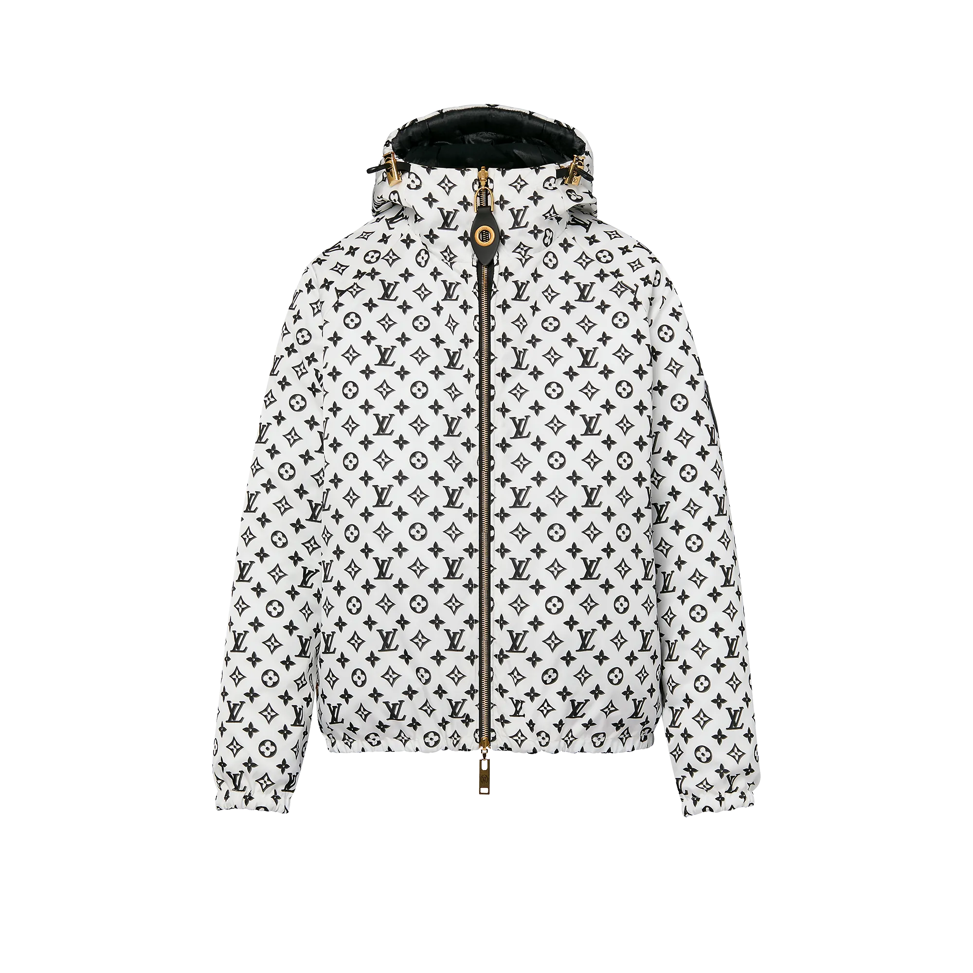 Louis Vuitton Reversible Pinstripe Nylon Hooded Jacket - Women - Ready-to-Wear 1ABR99