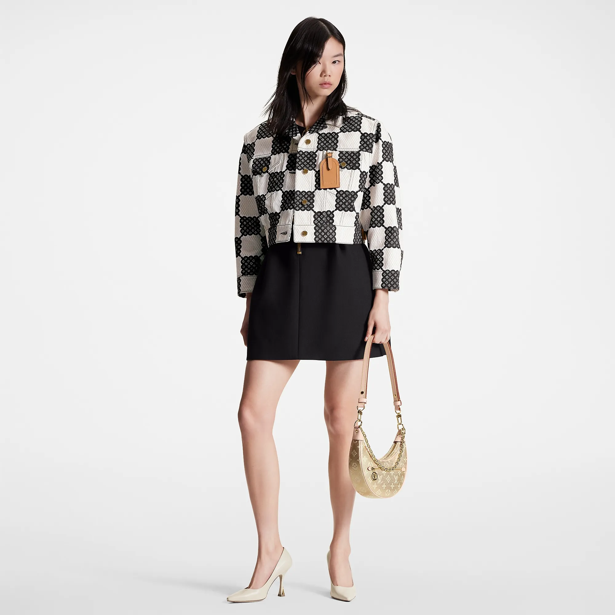 Louis Vuitton Bubble Damier Trucker Jacket - Women - Ready-to-Wear 1ABRF4