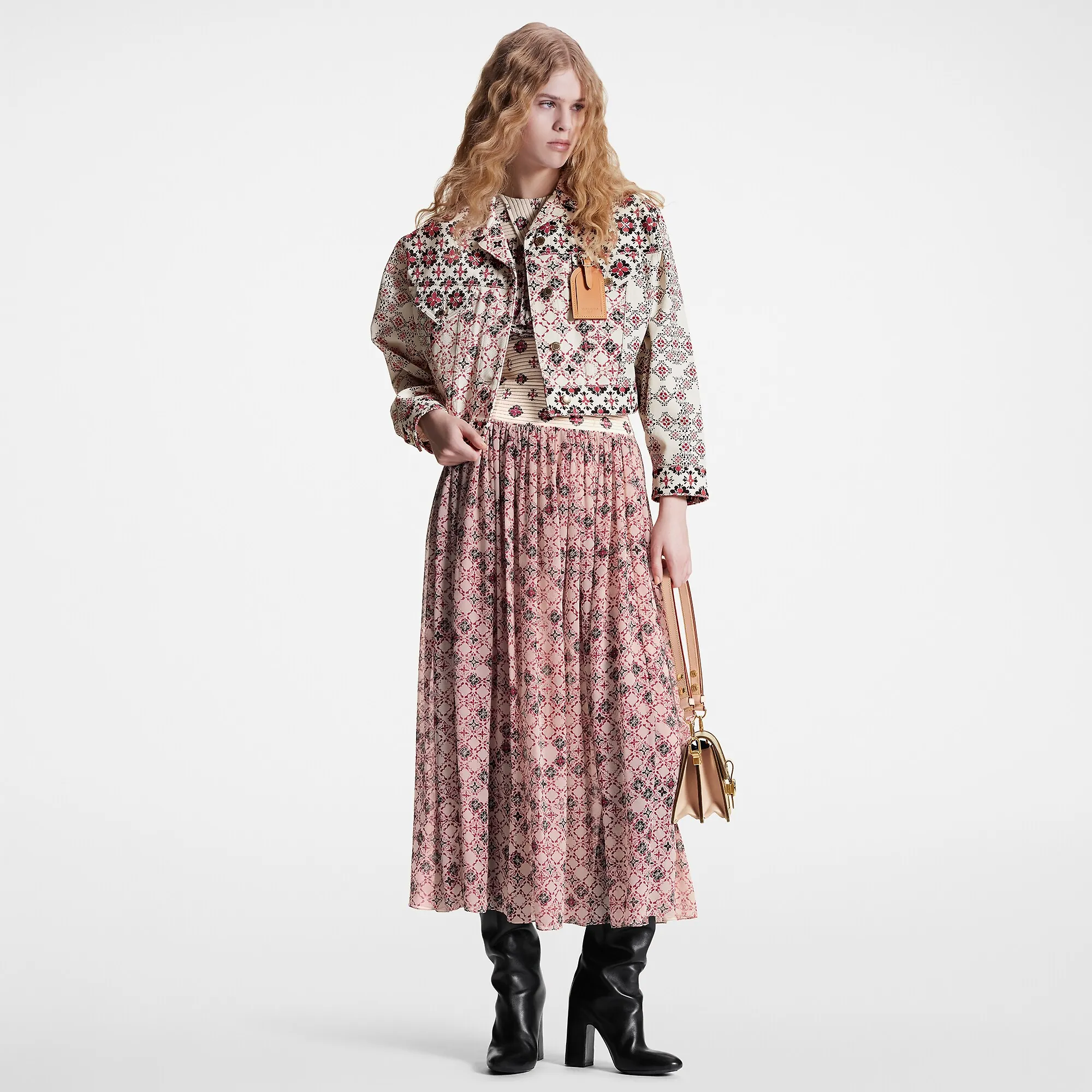 Louis Vuitton Vintage Monogram Cropped Jacket - Women - Ready-to-Wear 1ABRHC