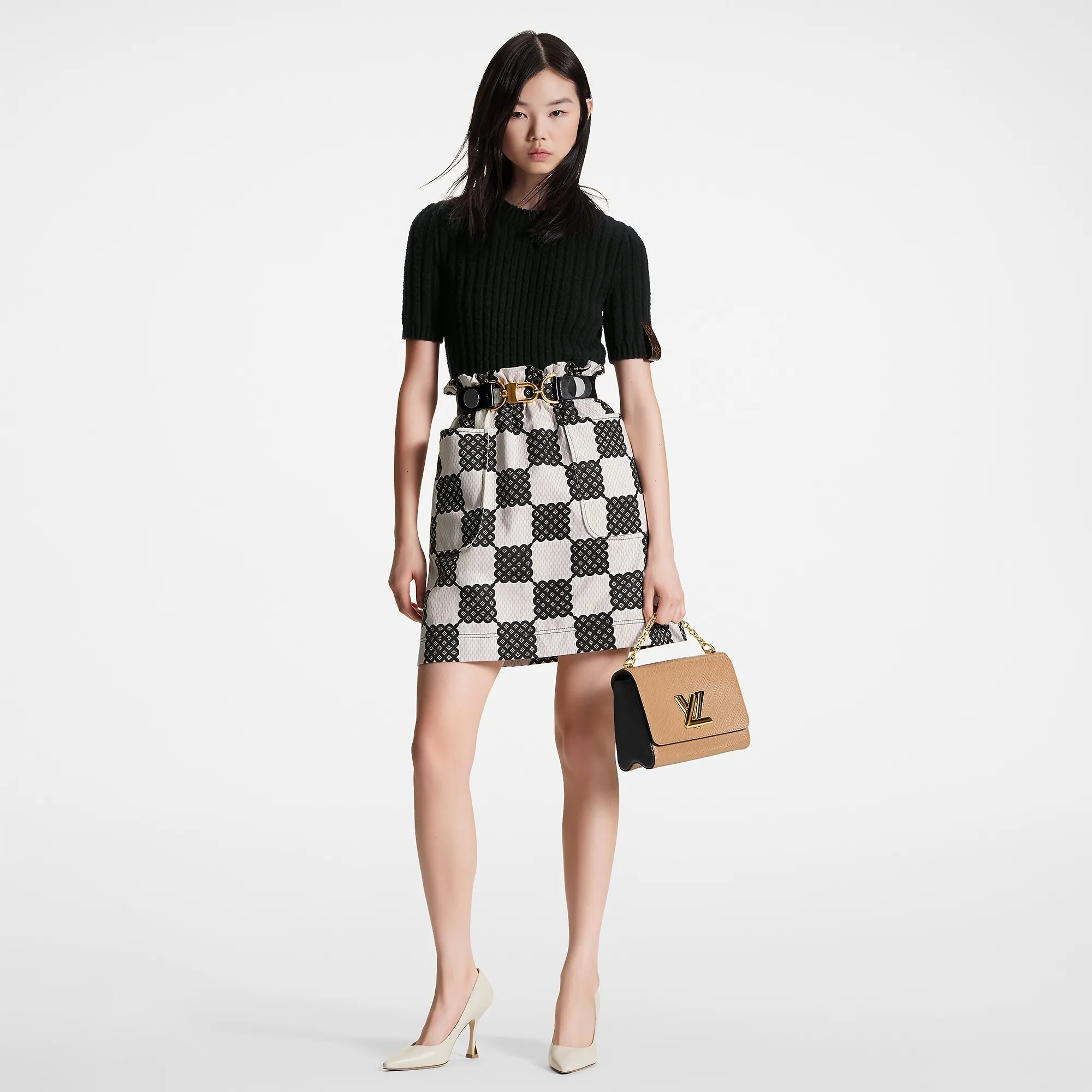 Louis Vuitton Bubble Damier Paperbag Mini Skirt - Women - Ready-to-Wear 1ABRHW