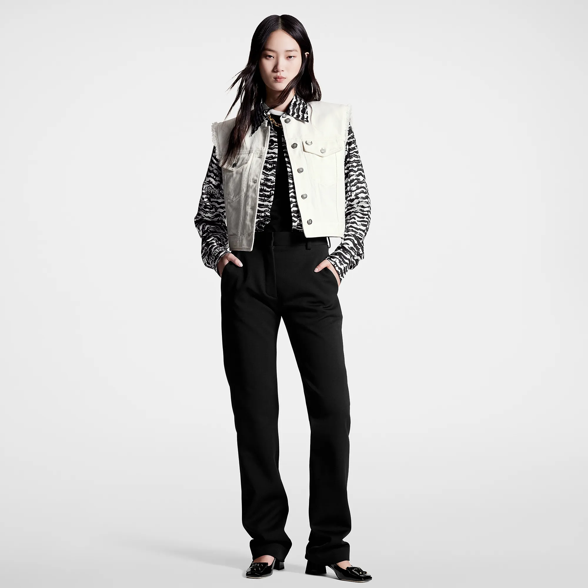 Louis Vuitton Tailored Technical Gabardine Pants - Women - Ready-to-Wear 1ABRWU