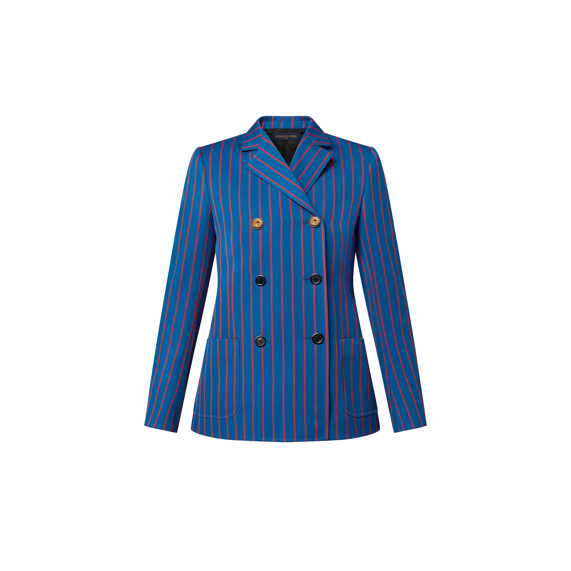 Louis Vuitton Double-Breasted Pinstripe Blazer - Women - Ready-to-Wear 1ABSXT